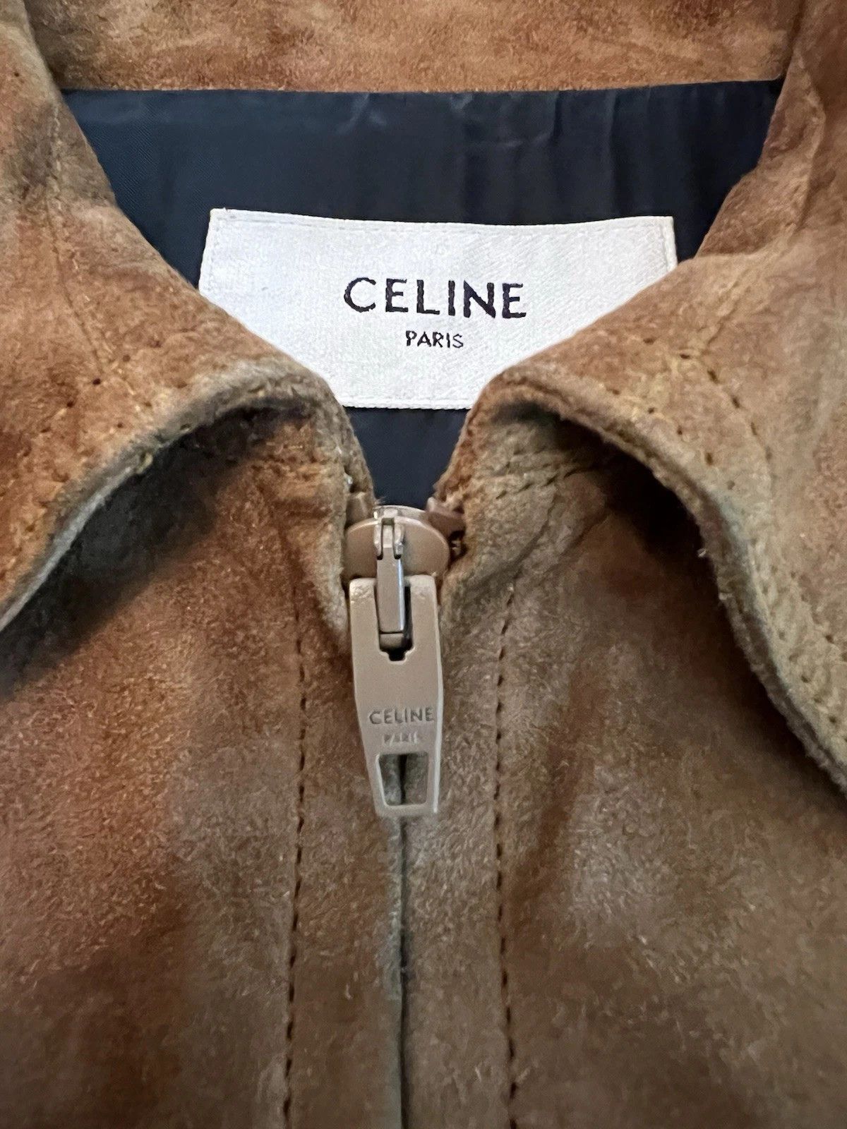 Celine Celine Brown Suede Western Jacket NWT - 52 - SS19 Slimane Size US L / EU 52-54 / 3 - 7 Thumbnail