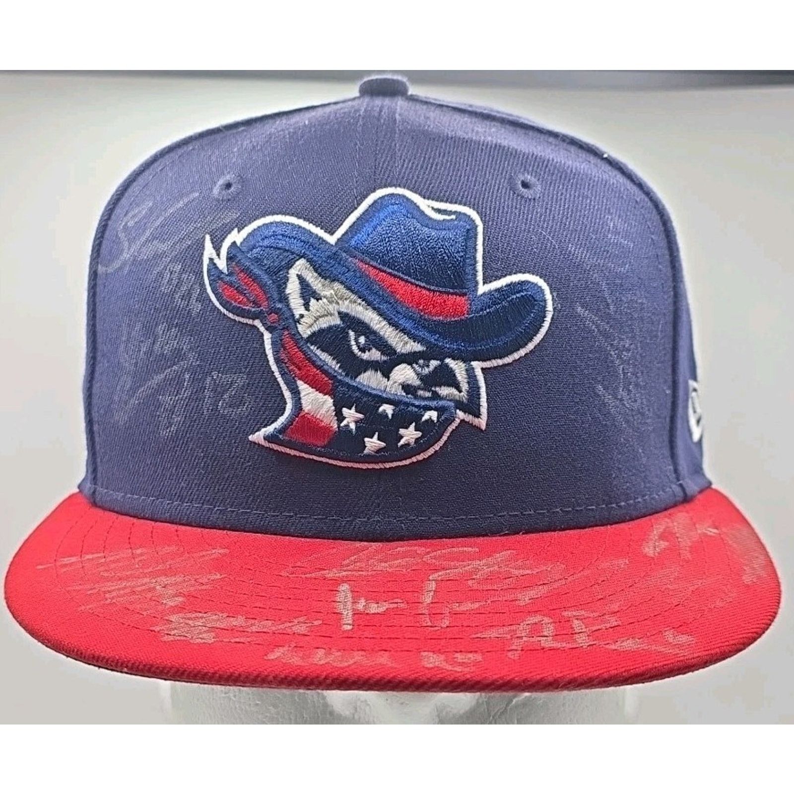 New Era Team Autographed New Era 59fifty QC River Bandits Cap 7 1/8 Size ONE SIZE - 1 Thumbnail