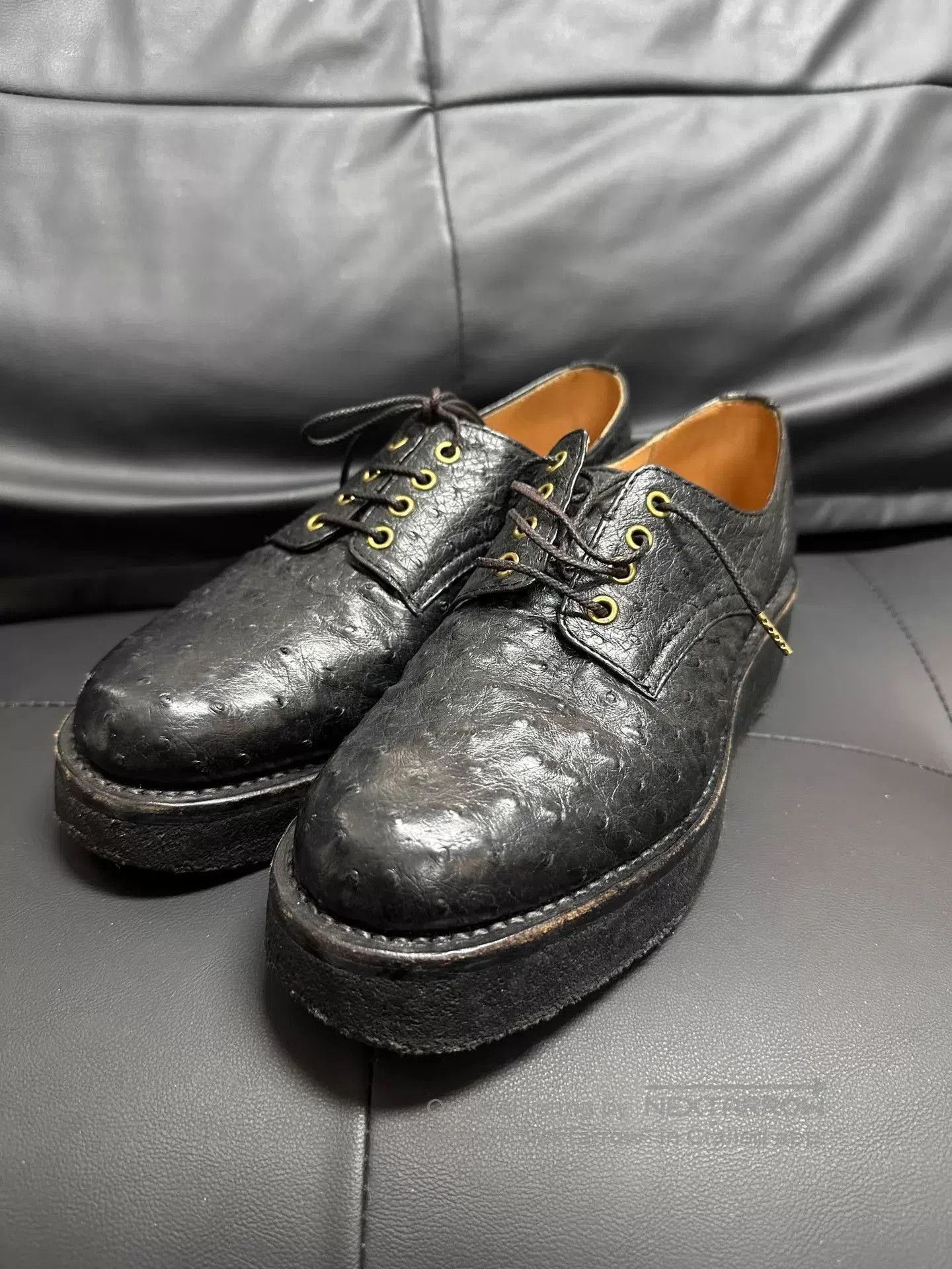 foot the coacher Black Leather Formal Lace-Up Shoes Size 7. Size US 7 / EU 40 - 1 Thumbnail