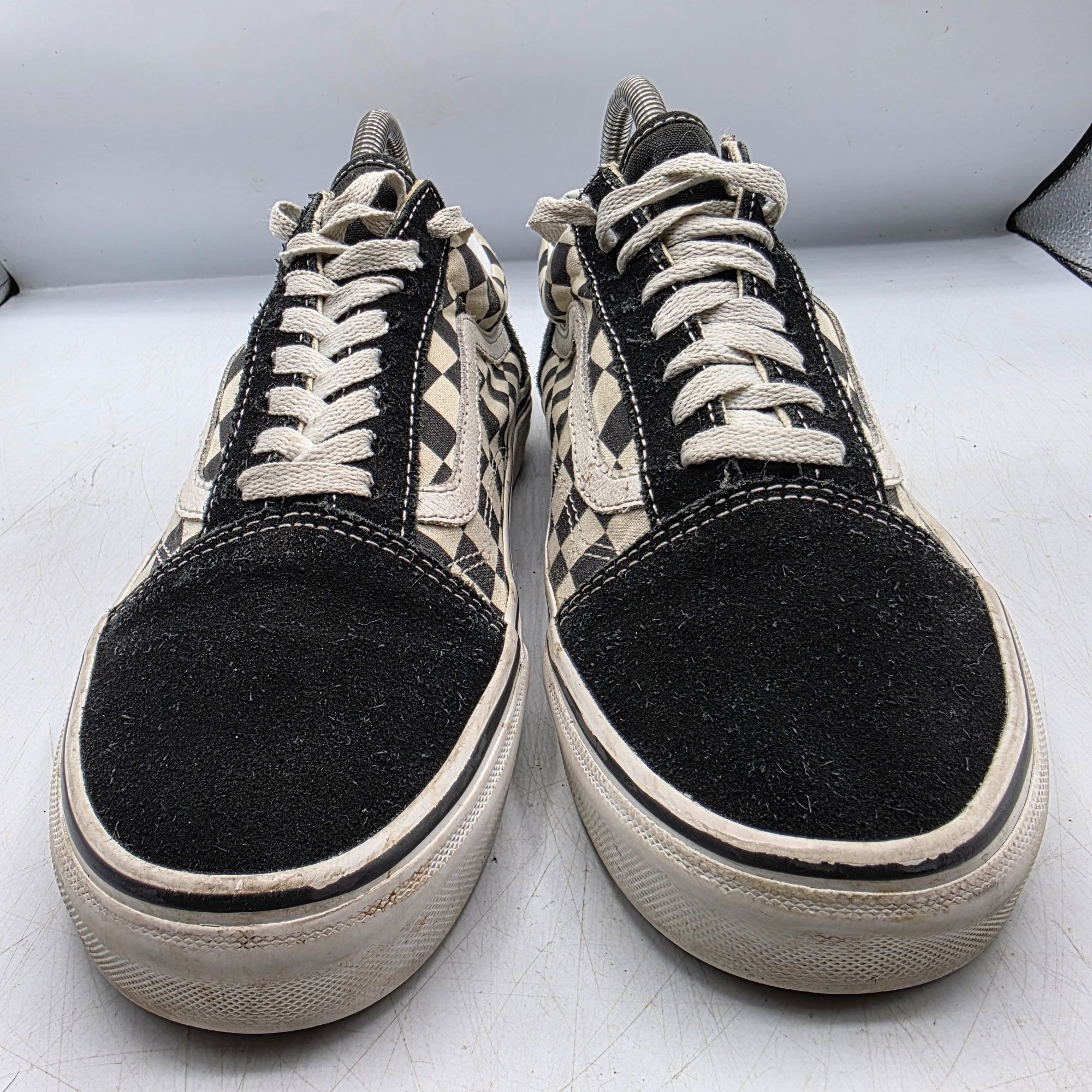 Vans Vans Old Skool Womens Size 9 Black White Checkered Sneaker S Size US 9 / IT 39 - 2 Thumbnail