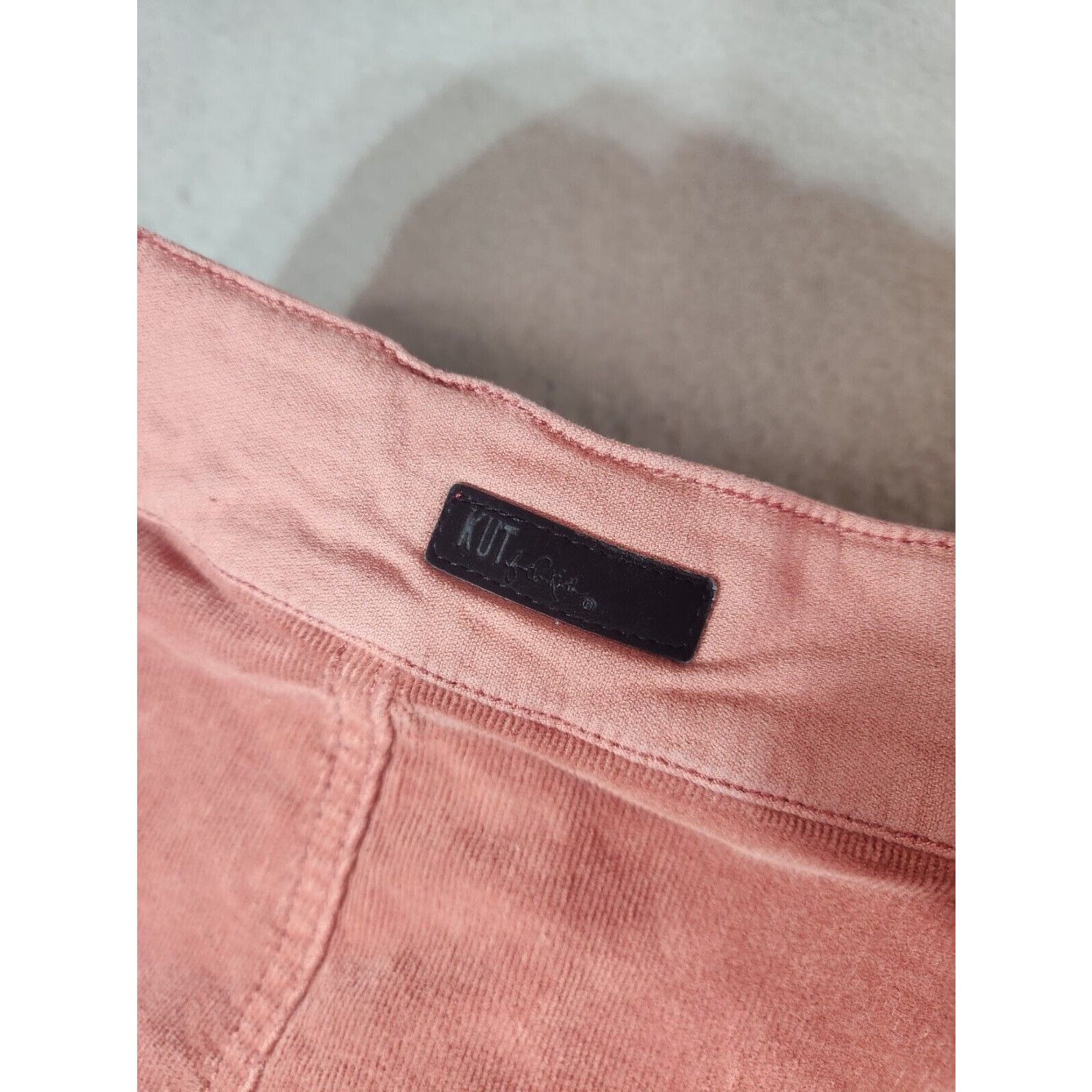 Other Kut From The Kloth Kinsie A Line Pink Clay Blush Corduroy Size 34" / US 12 / IT 48 - 3 Thumbnail