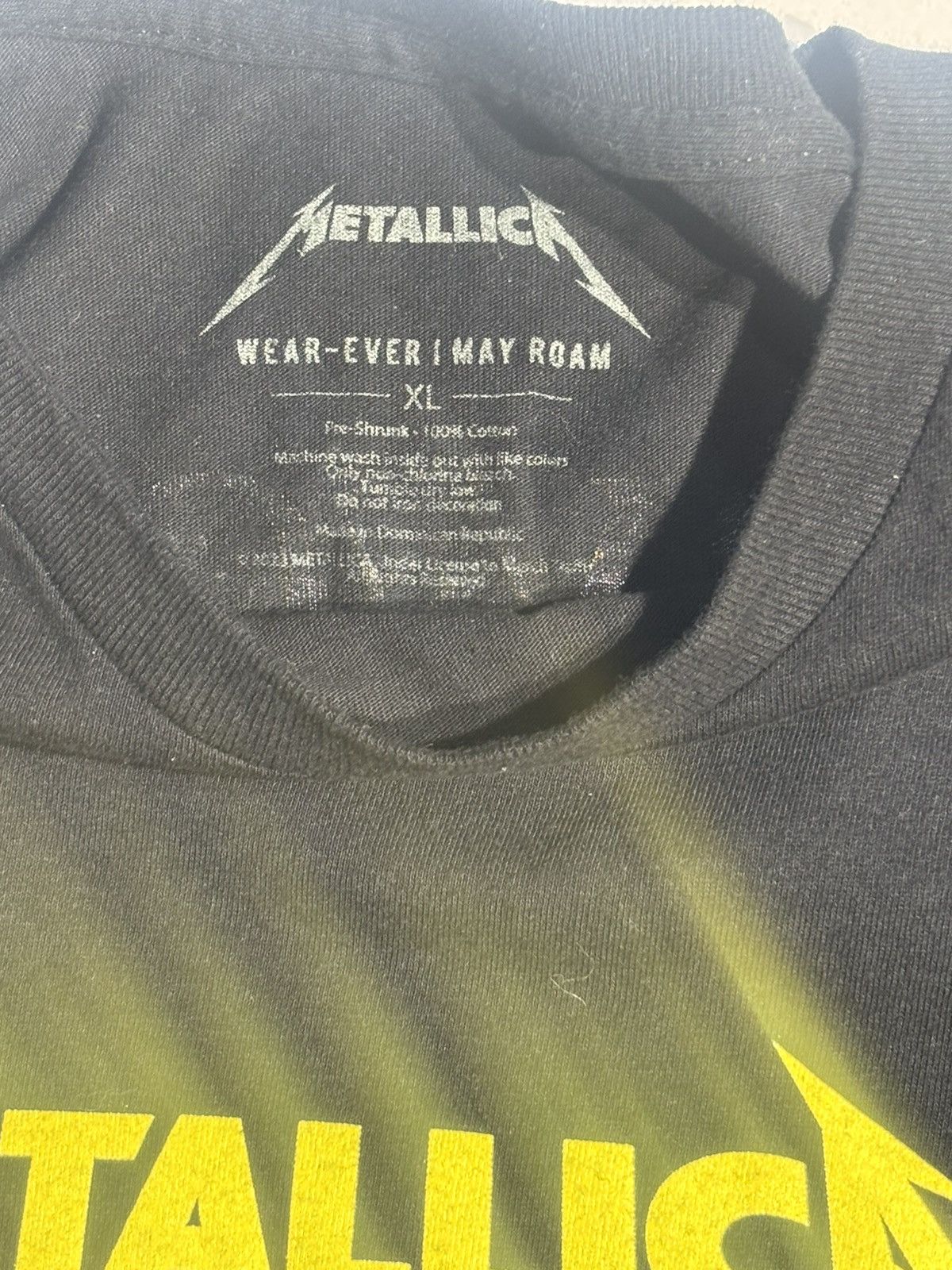 Metallica Metallica M72 World Tour Black TShirt 2024 Official Merch XL Size US XL / EU 56 / 4 - 9 Thumbnail