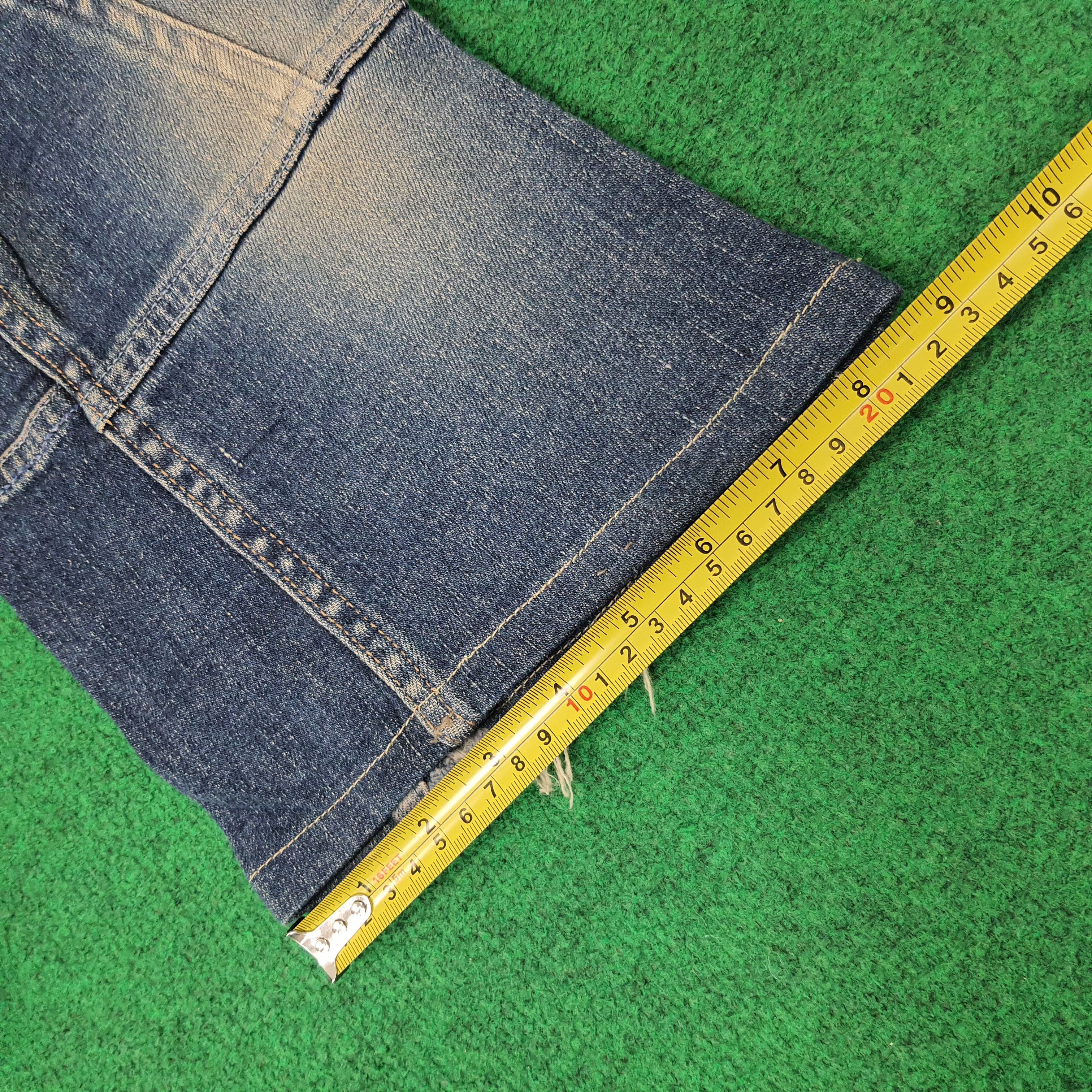 Hysteric Glamour Vintage Hysterics Patchwork Flare Custom Logo Jeans C265N4 Size 31" - 15 Thumbnail