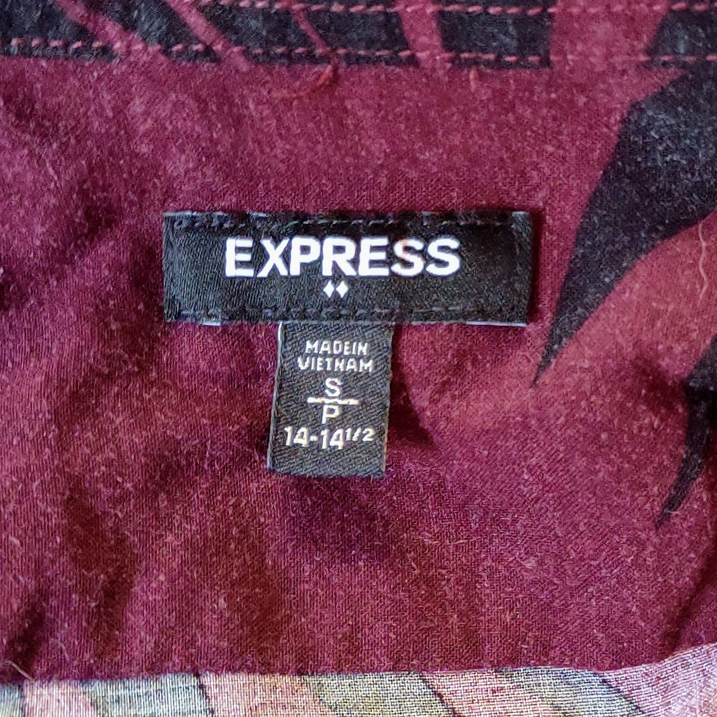 Express Express Mens Shirt Button Front Size US S / EU 44-46 / 1 - 7 Thumbnail