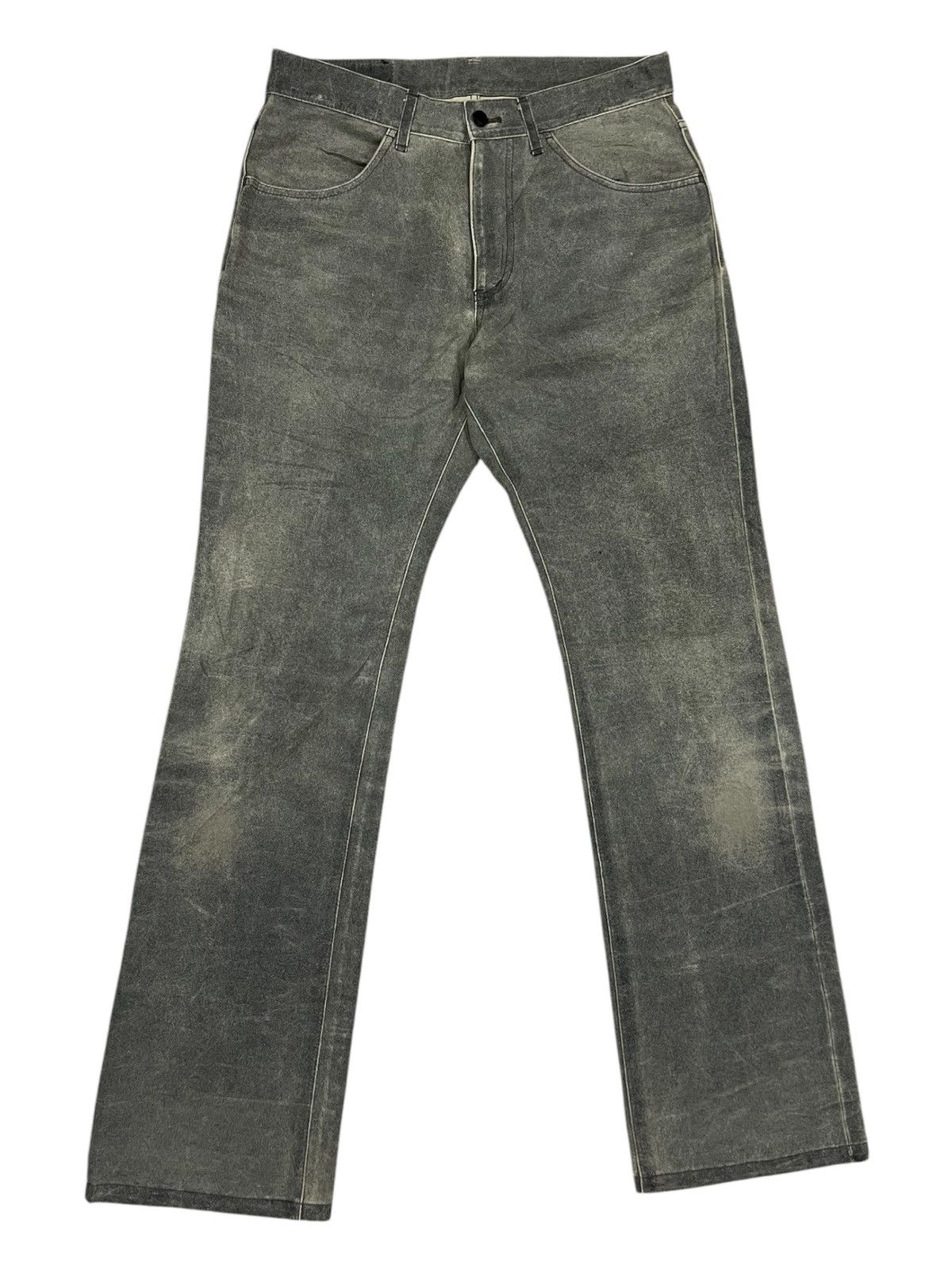 Final Home Tete Homme Flare Hem Mud Max LGB Style Jeans Pants Size US 29 - 7 Thumbnail