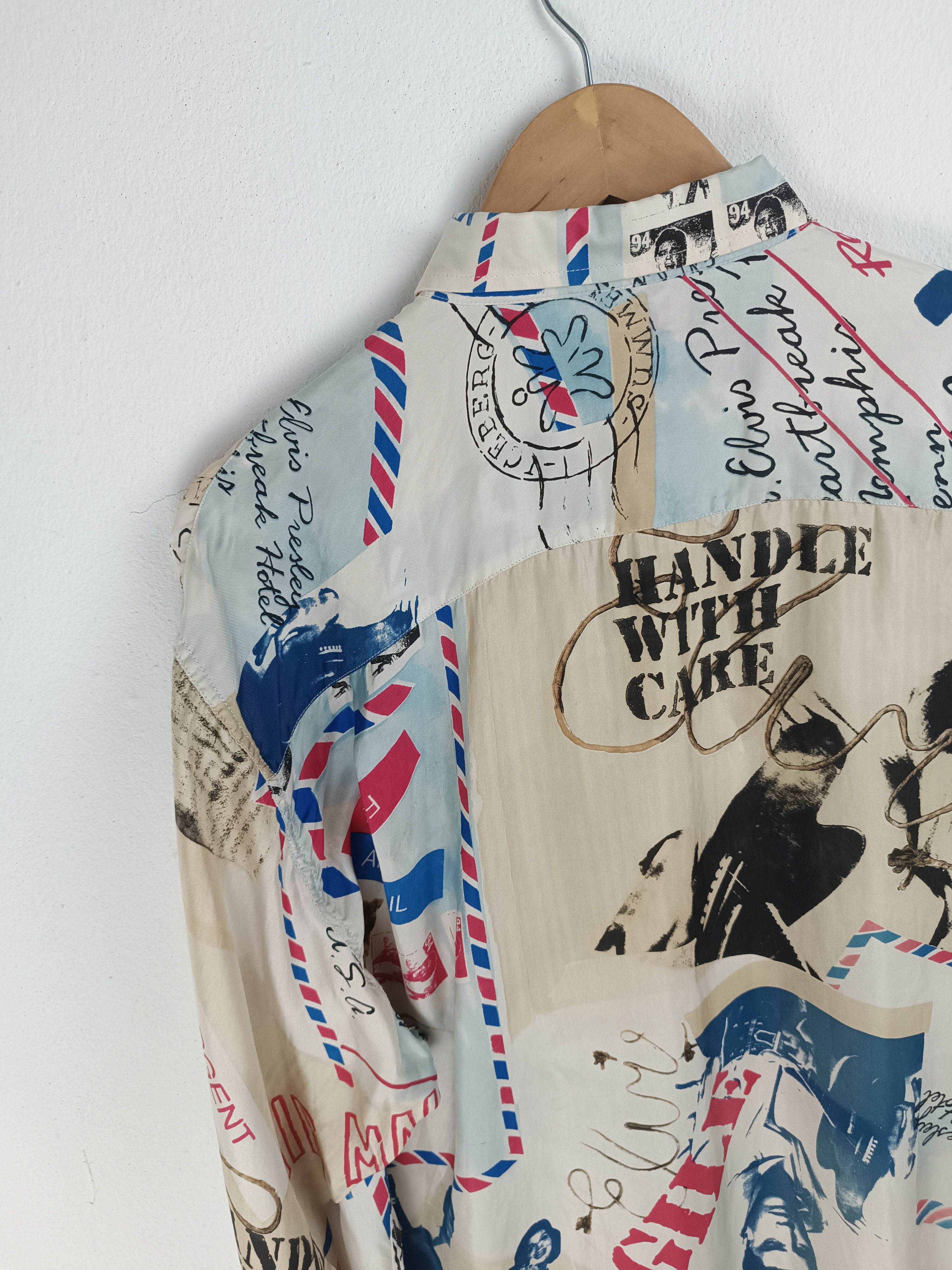 Iceberg RARE🔥VINTAGE 90'S ELVIS PRESLEY ICEBERG OVP SHIRTS Size US XL / EU 56 / 4 - 19 Thumbnail