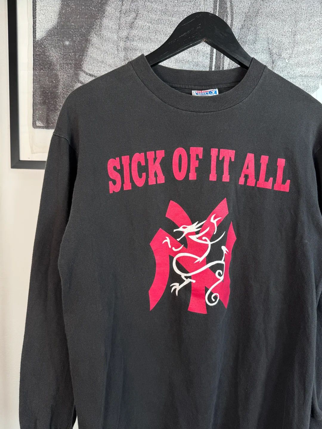 Vintage GRAIL 90s ERD REFERENCE SICK OF IT ALL OPIUM DEN LONG SLEEVE Size US M / EU 48-50 / 2 - 3 Thumbnail