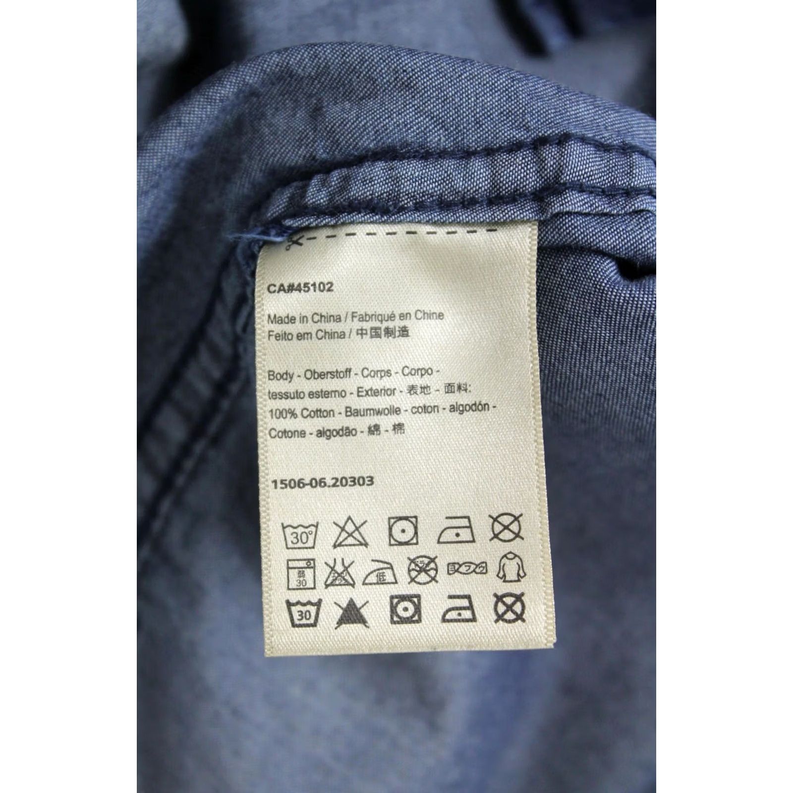 Scotch & Soda SCOTCH & SODA Shirt Men XL Denim Button-Up Spread Neck Blue Size US XL / EU 56 / 4 - 6 Thumbnail