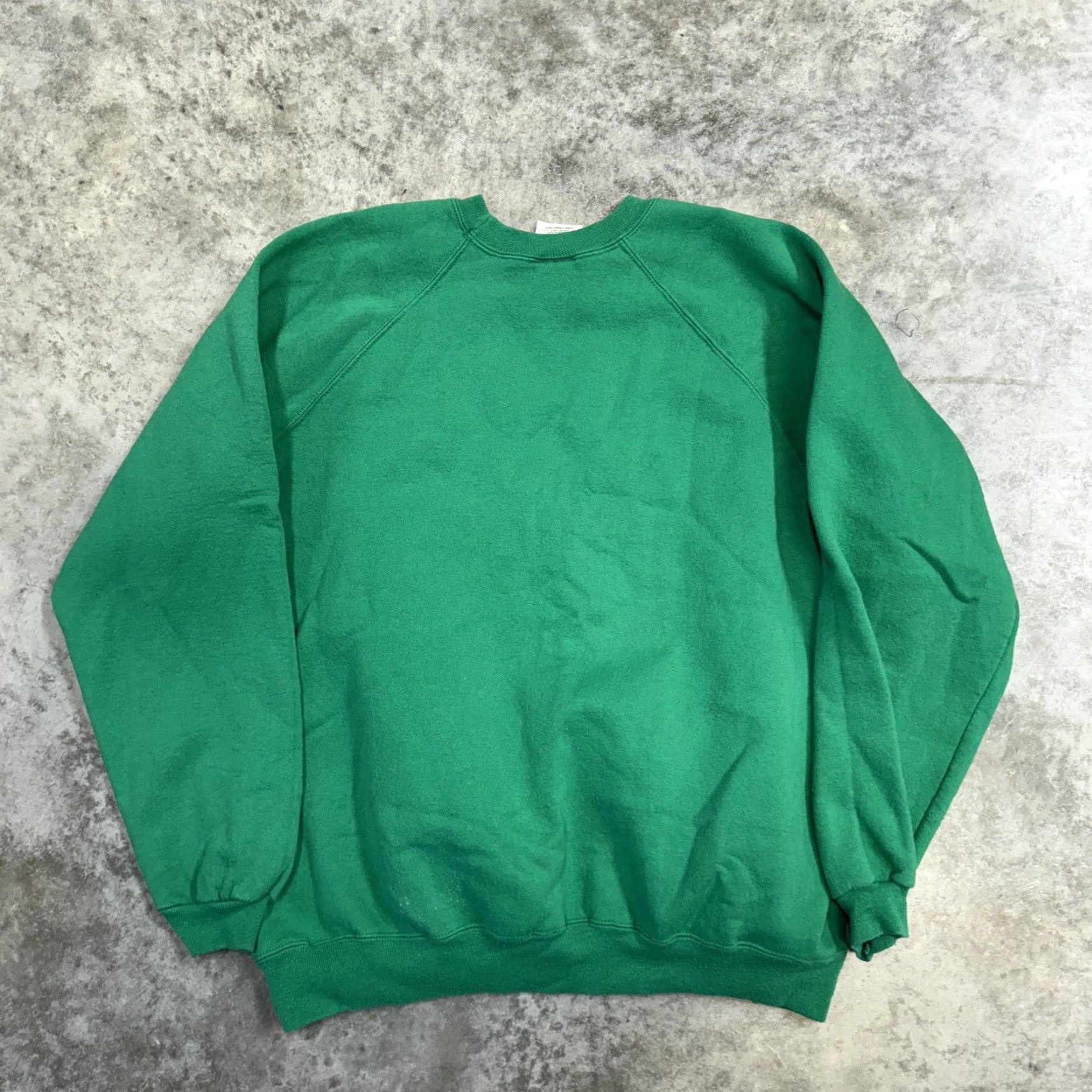 Hanes VINTAGE Hanes Her Way Sweatshirt Womens XL Green Crewneck Raglan Fleece 90s Size XL / US 12-14 / IT 48-50 - 3 Thumbnail
