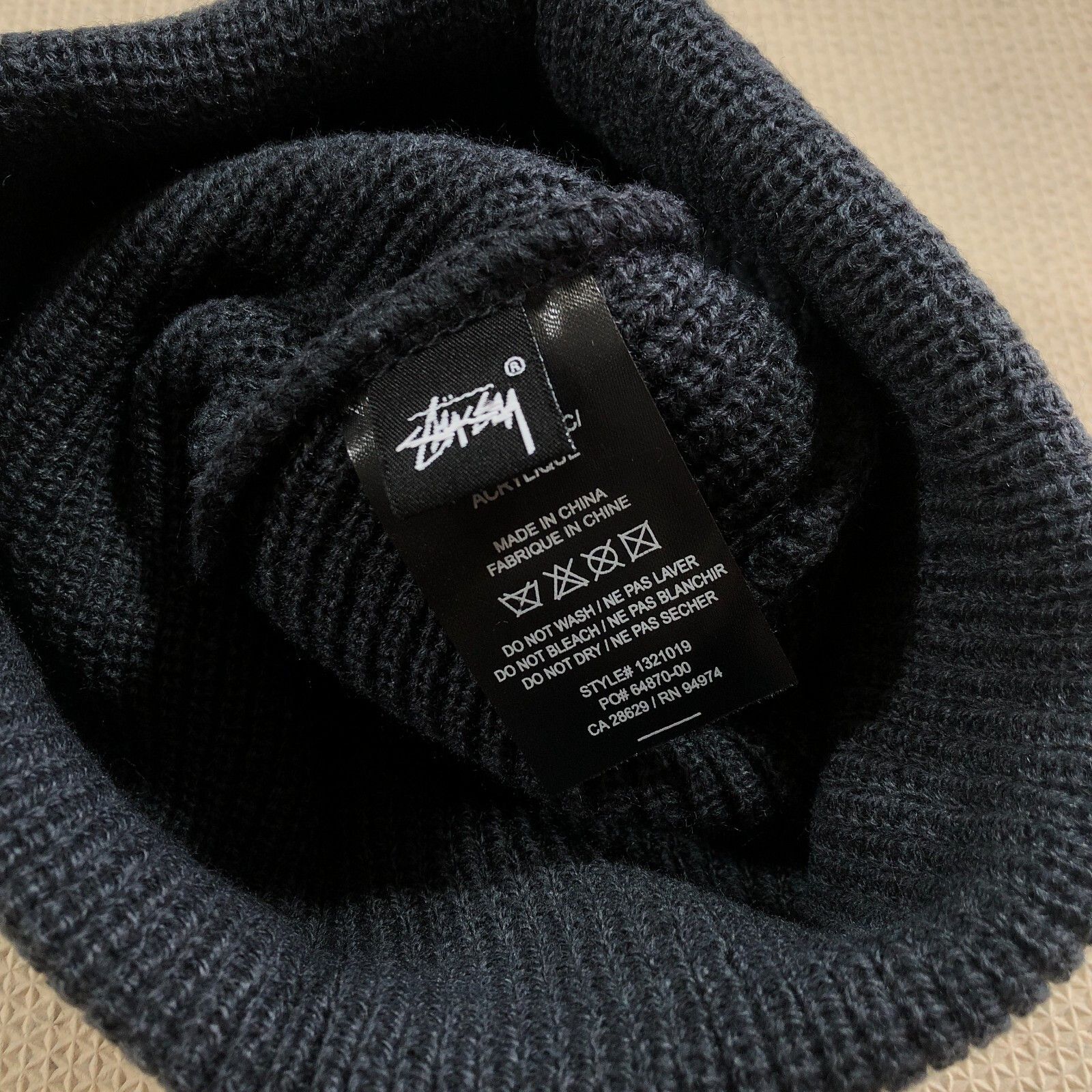 Other STUSSY BASIC CUFF BEANIE HAT - GREY Size ONE SIZE - 4 Thumbnail