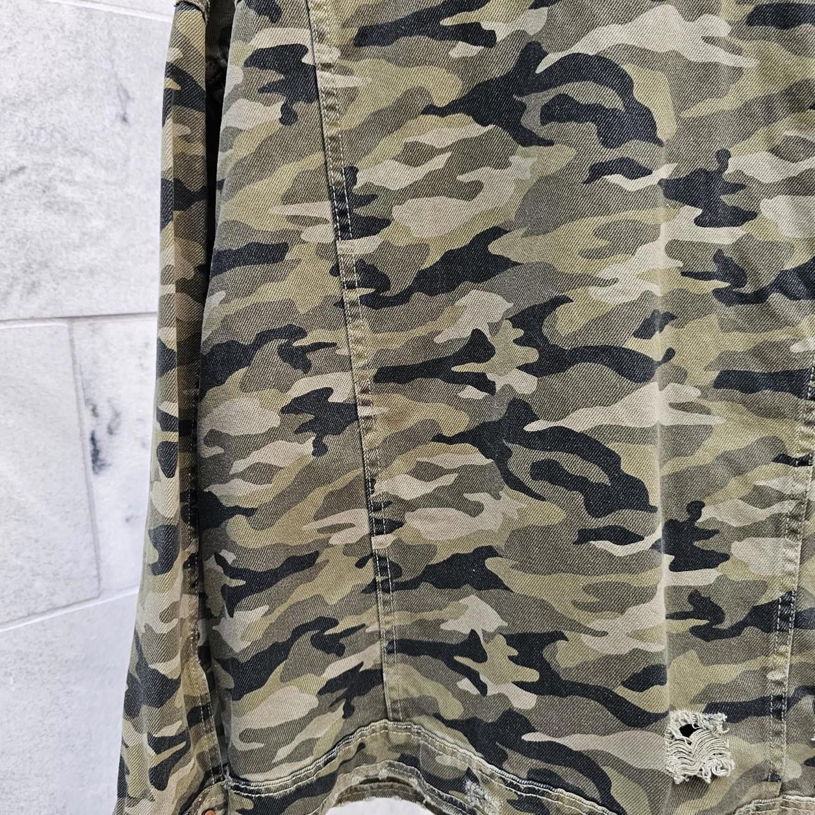 Other Women's Camo Distressed Jacket Size M / US 6-8 / IT 42-44 - 6 Thumbnail