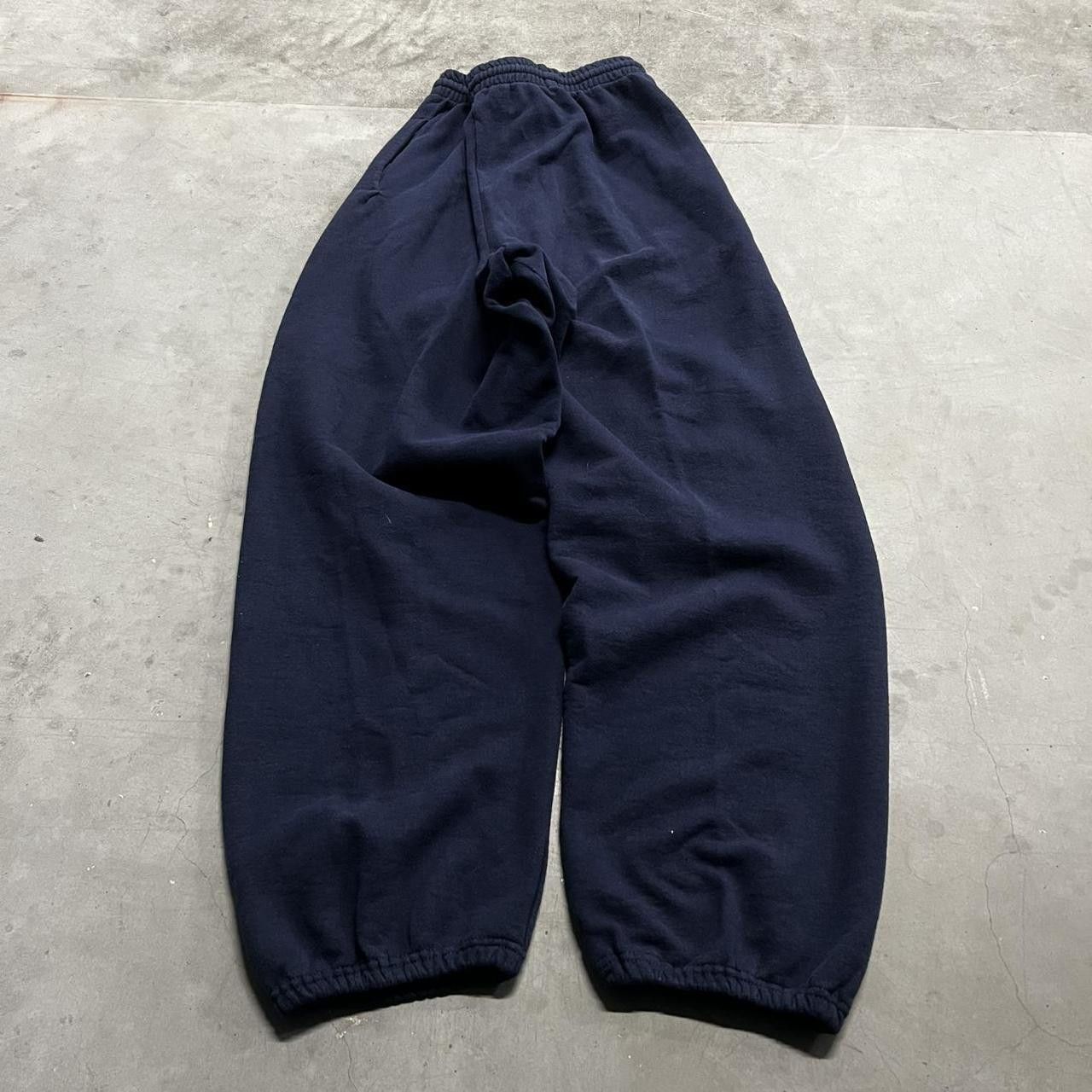 Vintage Crazy Vintage Y2K/2000s Baggy fit Navy Blue Sweatpants! Size US 36 / EU 52 - 5 Thumbnail