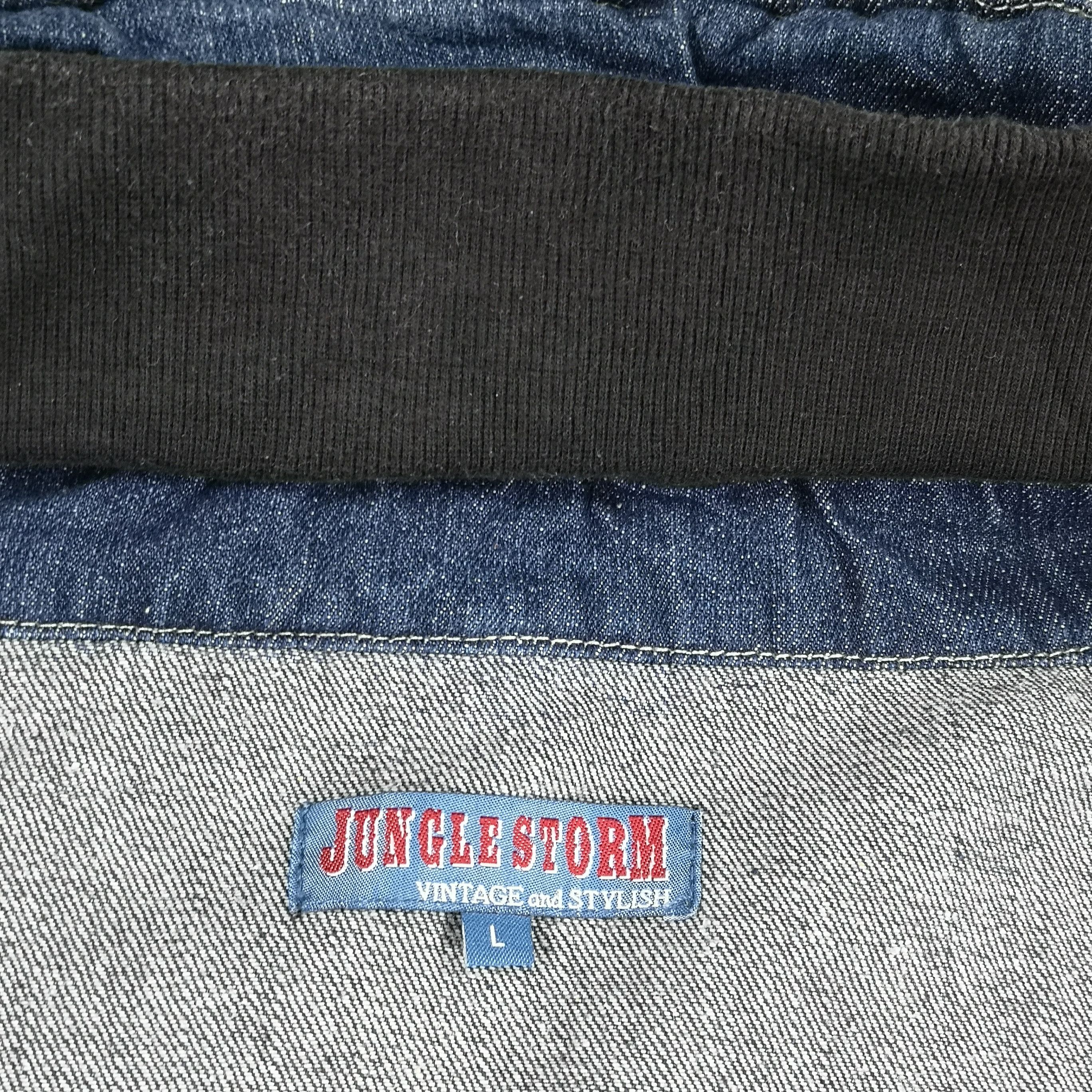 Japanese Brand Japanese Brand Jungle Storm Blue Denim Trucker Jacket Size US M / EU 48-50 / 2 - 7 Thumbnail
