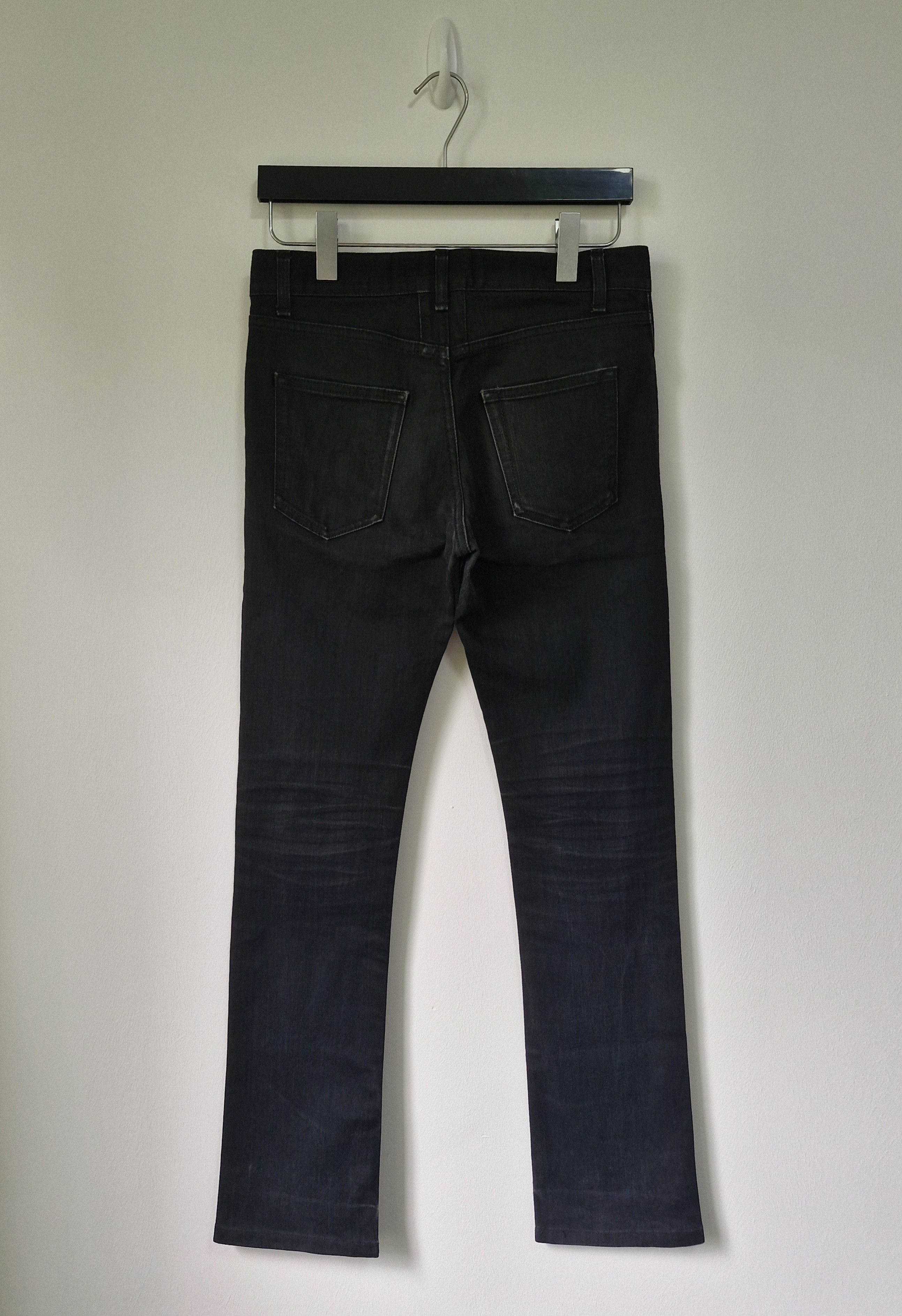 Saint Laurent Paris SS15 Black Flare D09 Denim Jeans Size US 28 / EU 44 - 2 Thumbnail