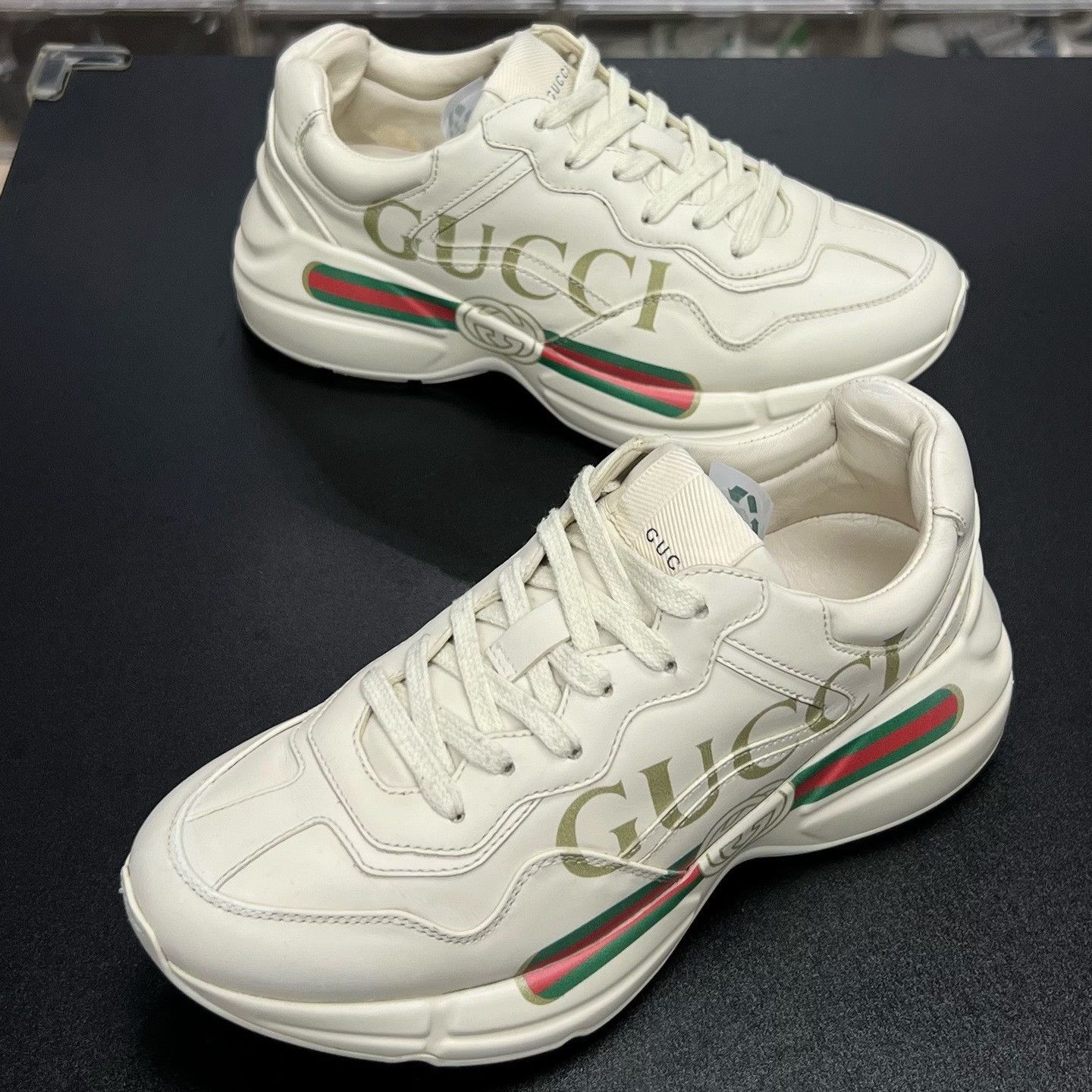 Gucci Gucci White Designer Casual Streetwear Size US S / EU 44-46 / 1 - 1 Thumbnail