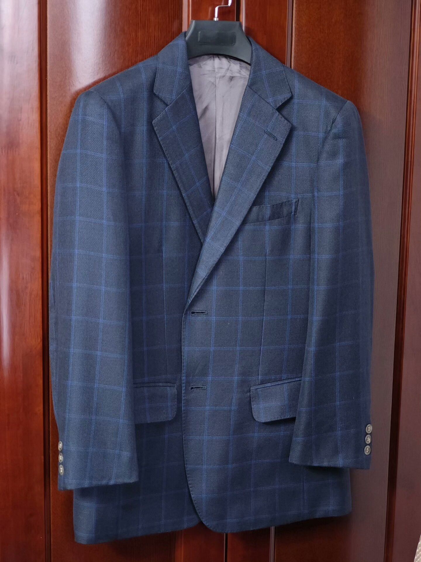 Japanese Brand Custom Italian Silk Wool Blend Suit Size US M / EU 48-50 / 2 - 1 Thumbnail