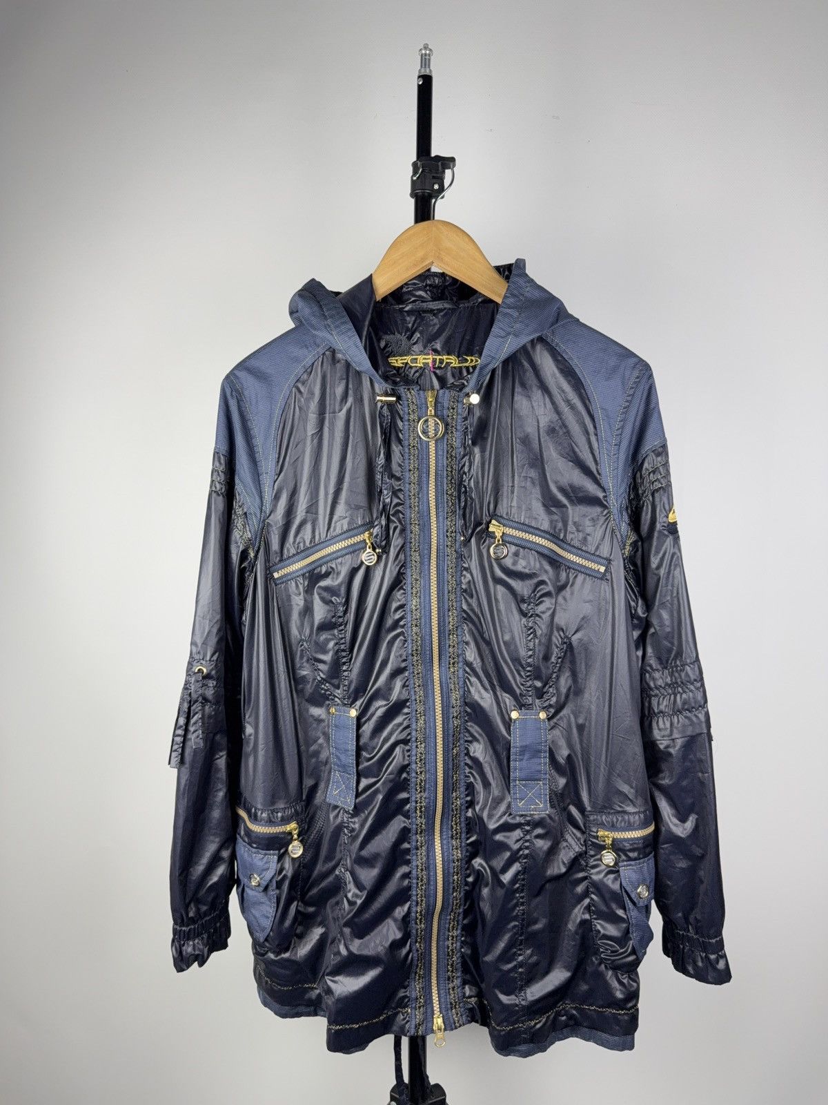 Sportalm Kitzbuhel × Vintage Sportalm Y2K Shiny Tech Jacket | Austria Vintage Streetwear Size L / US 10 / IT 46 - 1 Thumbnail