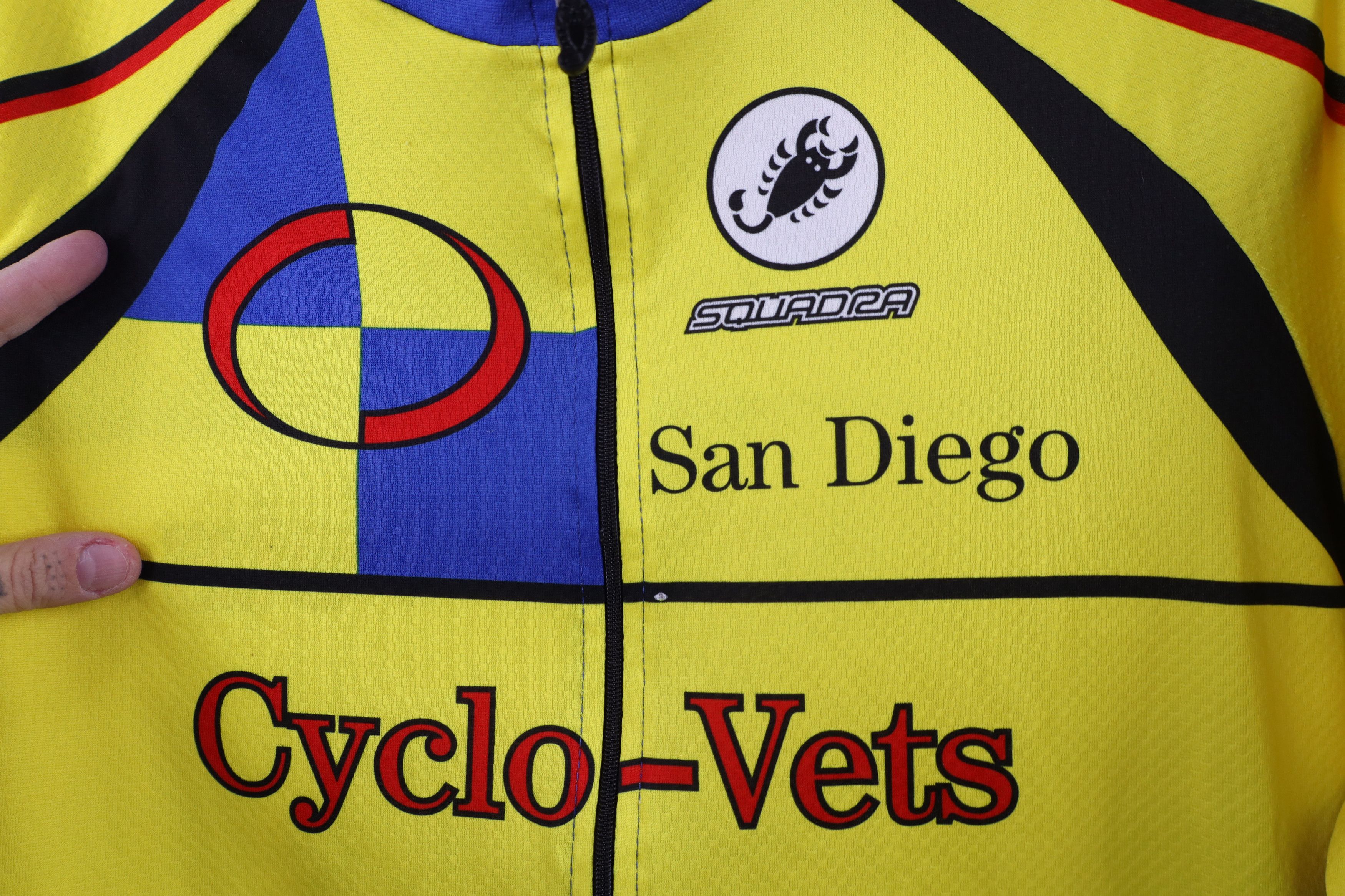 Vintage Squadra San Diego DLS USA Pro Racing Cycling Jersey USA Size US L / EU 52-54 / 3 - 4 Thumbnail