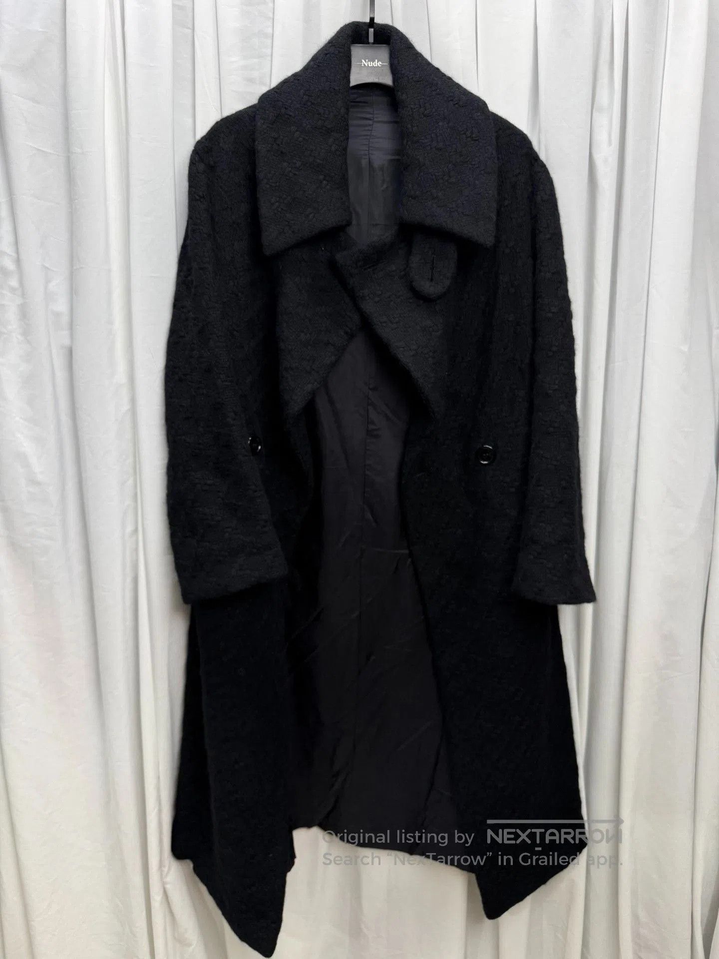 Yohji Yamamoto Yohji Yamamoto Mainline Chunky Wool Coat. Size US M / EU 48-50 / 2 - 1 Thumbnail
