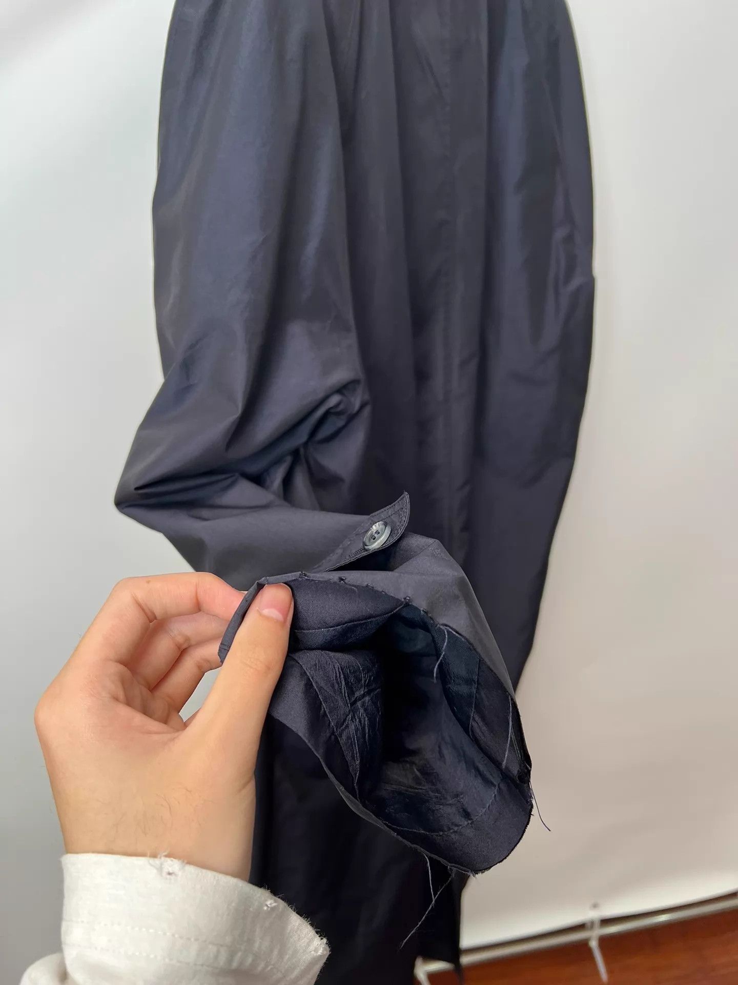 Lanvin Lanvin 00s vintage coat good fit drape cuff frayed Size US M / EU 48-50 / 2 - 6 Thumbnail