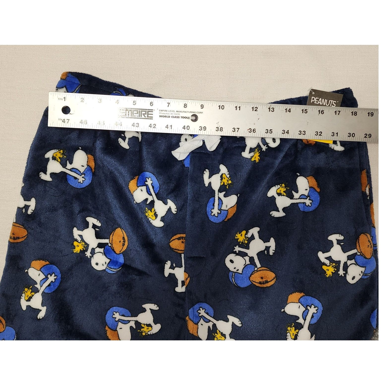Other Snoopy and Woodstock playing football fleece pajama men Size US 36 / EU 52 - 5 Thumbnail