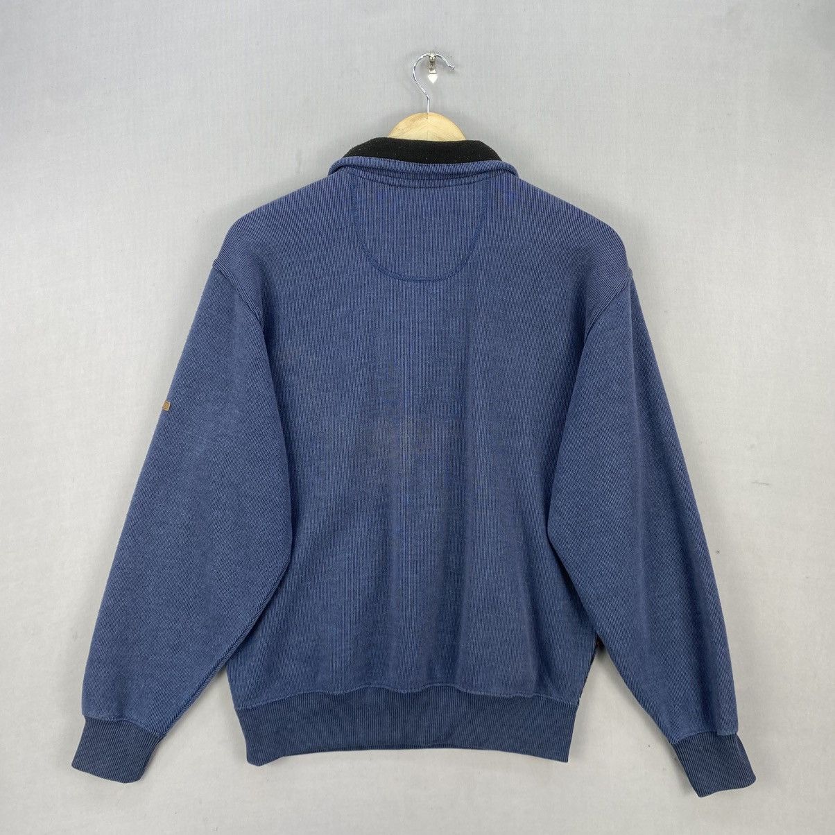 Japanese Brand Vintage Dandyl Striped Half-Zip Knit Sweater Pullover Size US M / EU 48-50 / 2 - 4 Thumbnail