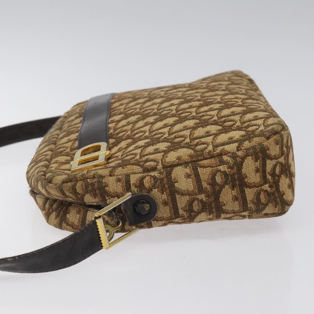 Dior DIOR Trotter Canvas Shoulder Bag Brown Size ONE SIZE - 5 Thumbnail