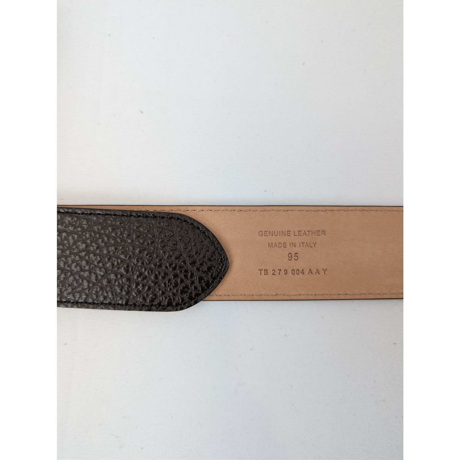Tom Ford o1rshd1 Size: 85 / Men's Vacchetta Leather Oval-Buckle Belt Size 34 - 14 Thumbnail