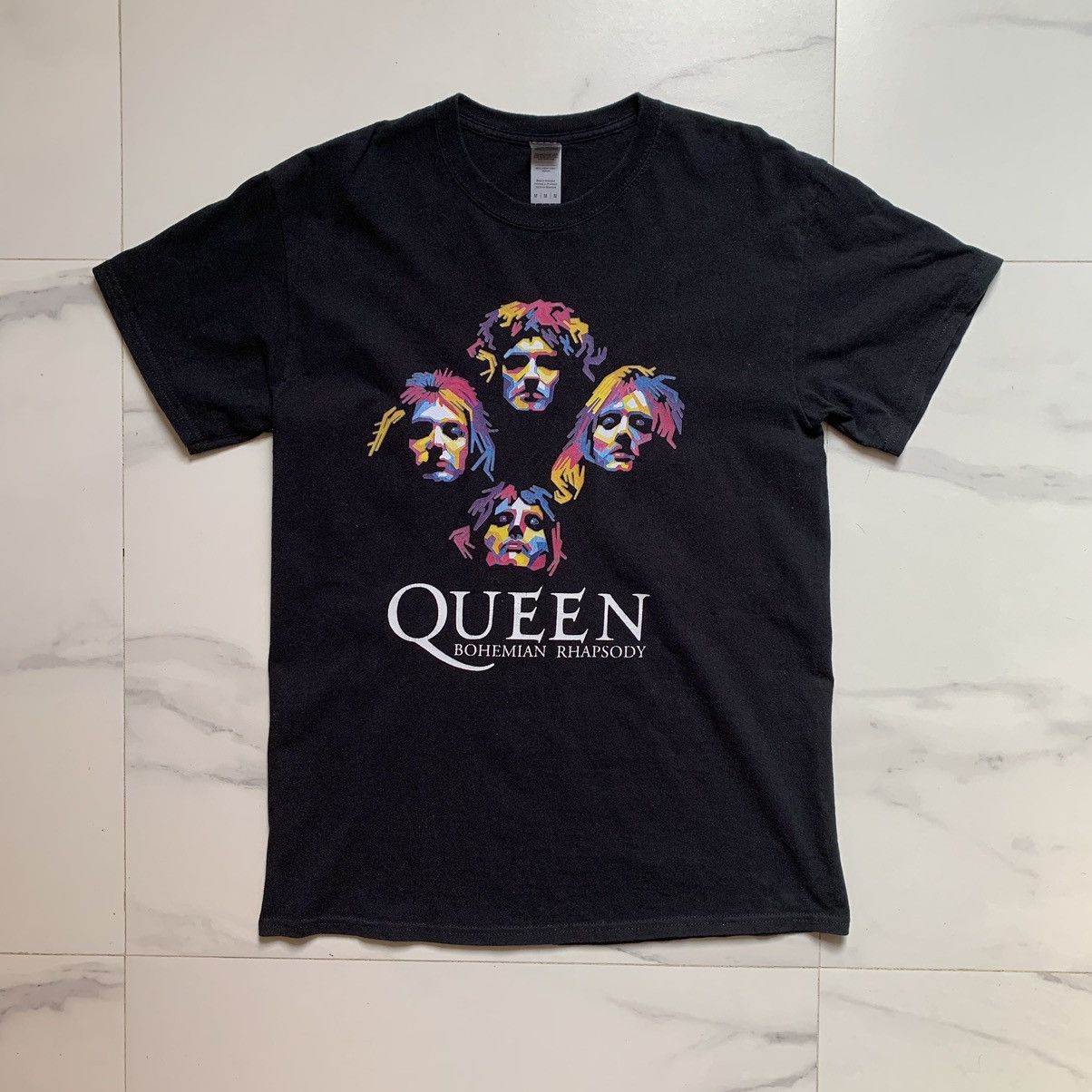 Band Tees 2018 Queen Bohemian Rhapsody Movie Promo Tee Size US M / EU 48-50 / 2 - 2 Thumbnail