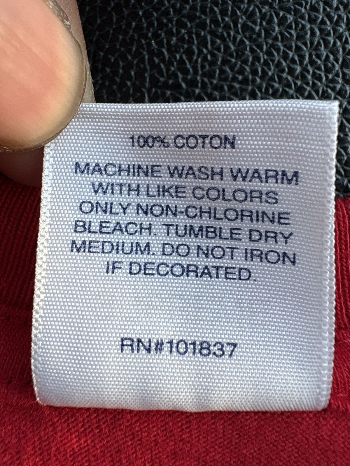 Supreme Supreme “Verify” Tee (Red) Size US M / EU 48-50 / 2 - 4 Thumbnail