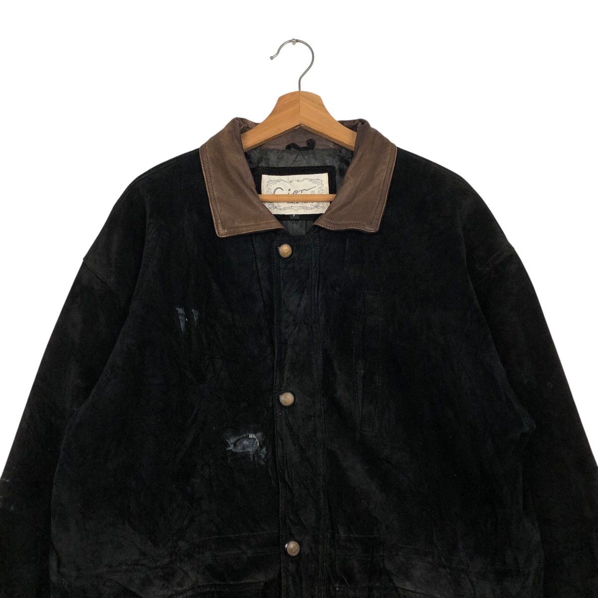 Issey Miyake 📌Vintage Genuine Pigskin Leather Jacket Cion Blanket Lining Size US M / EU 48-50 / 2 - 4 Thumbnail