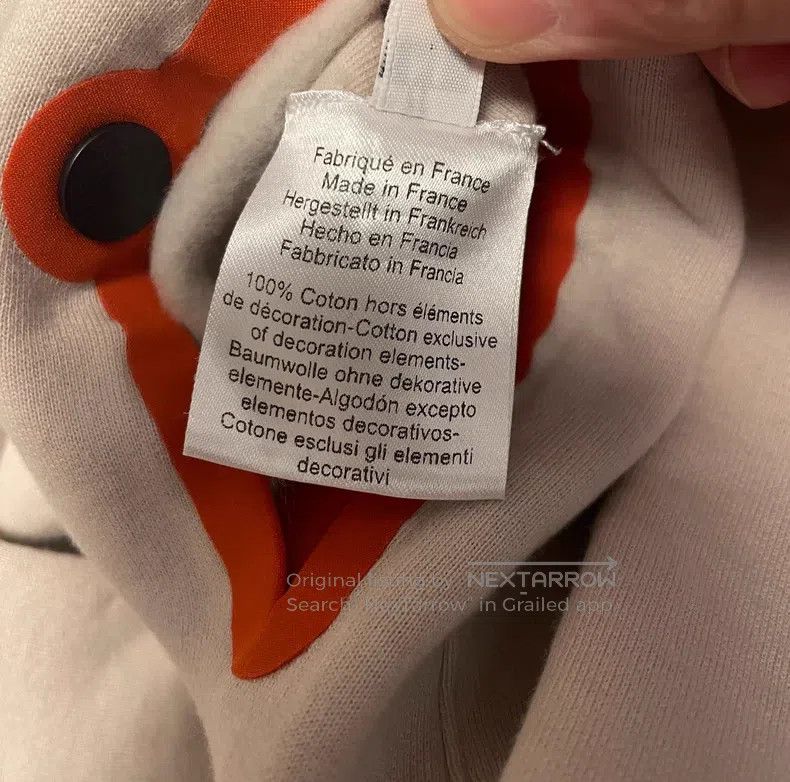 Hermes Hermes Hooded Sweatshirt (with Thin Fleece Inside) Size M / US 6-8 / IT 42-44 - 8 Thumbnail