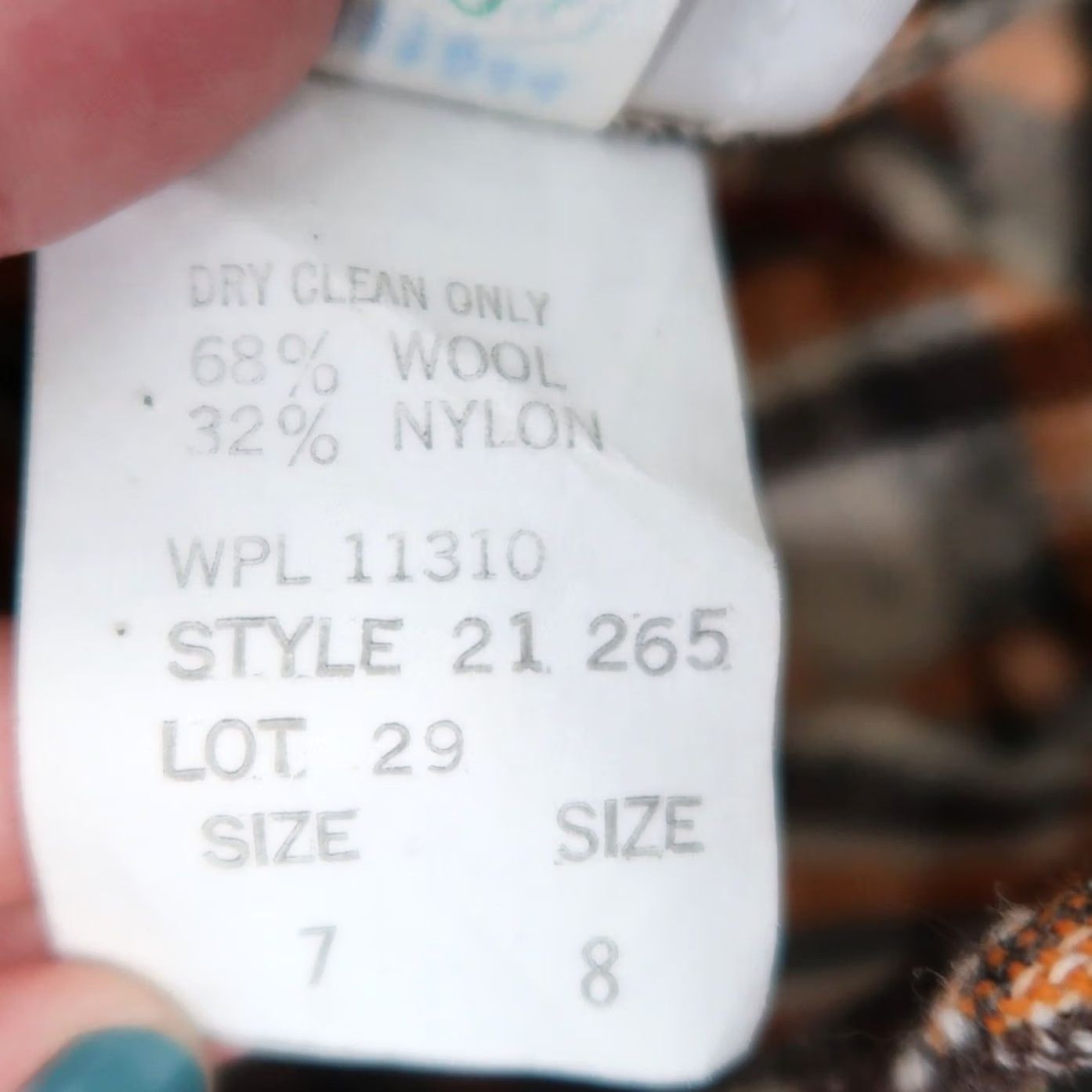 Vintage VINTAGE Tami Plaid Wool Pleated Mini Skirt 60s 70s Brown Tan Orange XS Women 25" High Waist Zip Back Bohemian Fall Winter Ul mi- 20" Length Women Size 26" / US 2 / IT 38 - 6 Thumbnail