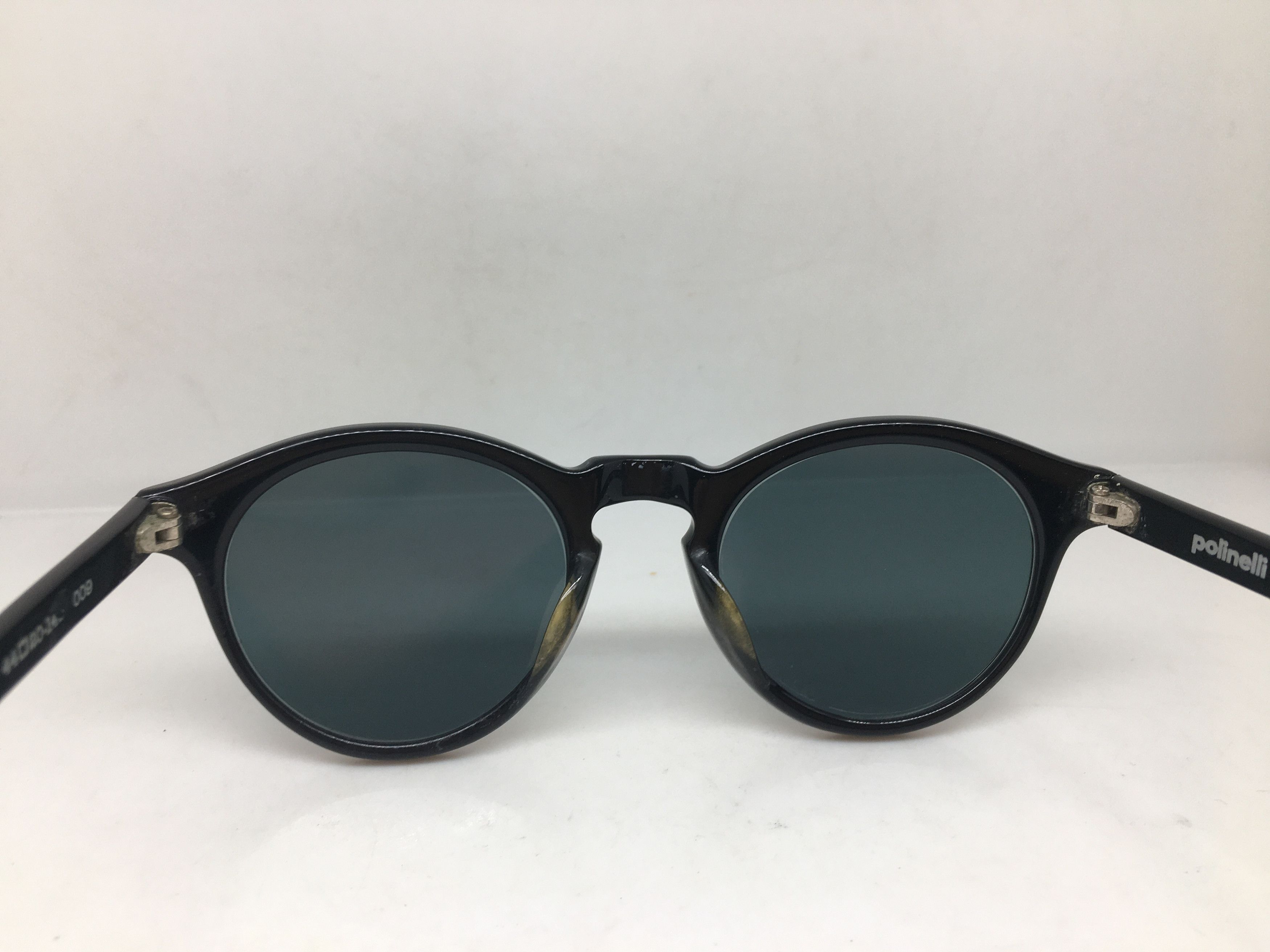 Vintage Polinelli Milano Black Keyhole Sunglasses ARISTOCRAT Size ONE SIZE - 5 Thumbnail
