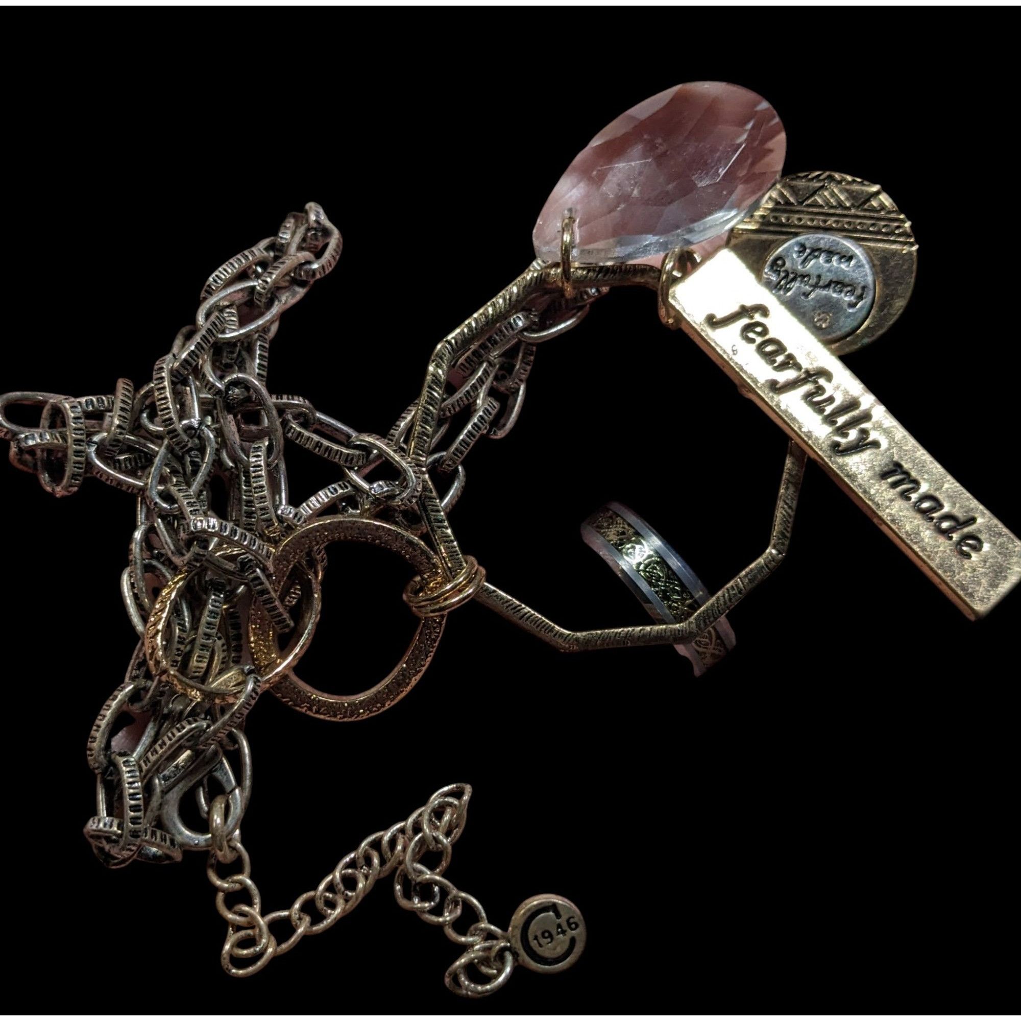 Other C Est 1946 Fearfully Made Cluster Charm Pendant Necklace Size ONE SIZE - 5 Thumbnail