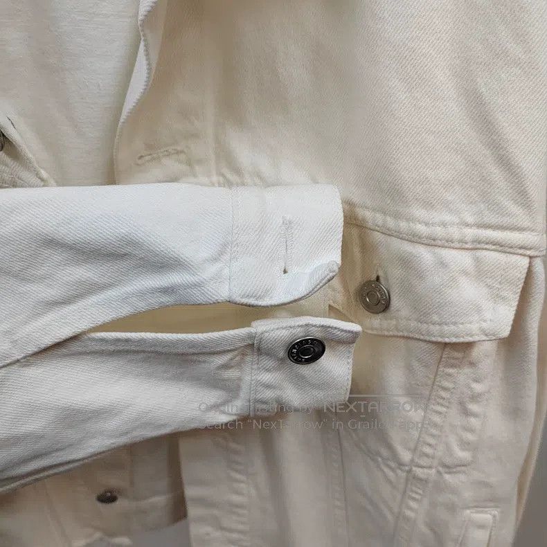 Balenciaga Balenciaga Denim Jacket White Size 36 Size XS / US 0-2 / IT 36-38 - 6 Thumbnail