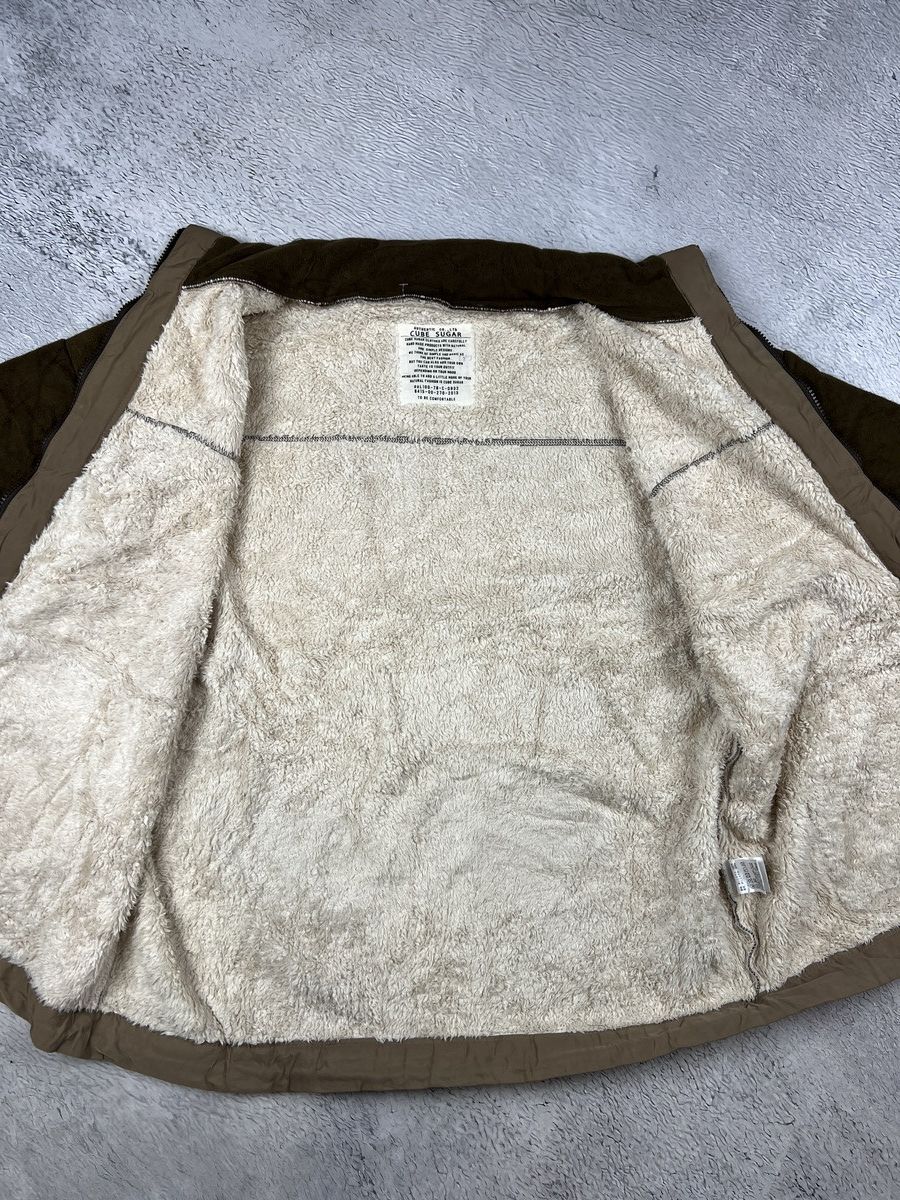 Sugar Cane Cube Sugar Work Fleece Military Front Pocket Sherpa y2k Size US M / EU 48-50 / 2 - 6 Thumbnail