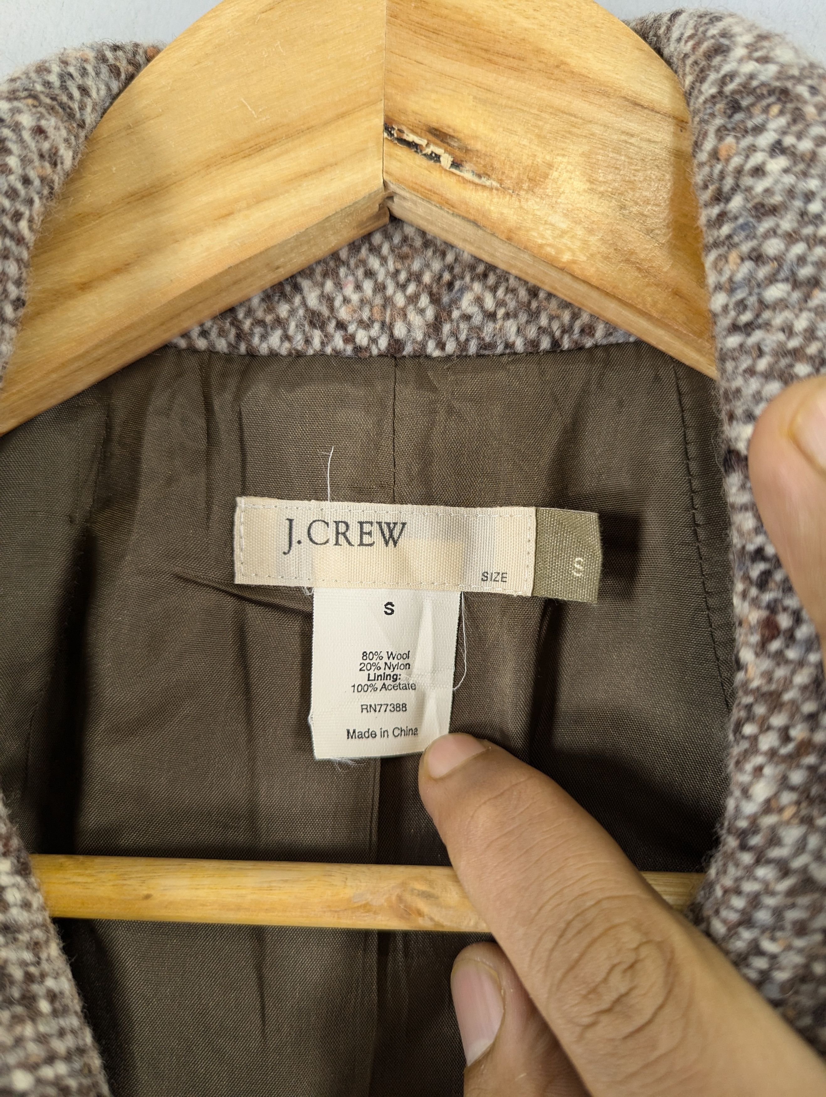 J.Crew Women's J.CREW Double Breasted Lined Wool Coat Jacket Size S Size S / US 4 / IT 40 - 10 Thumbnail