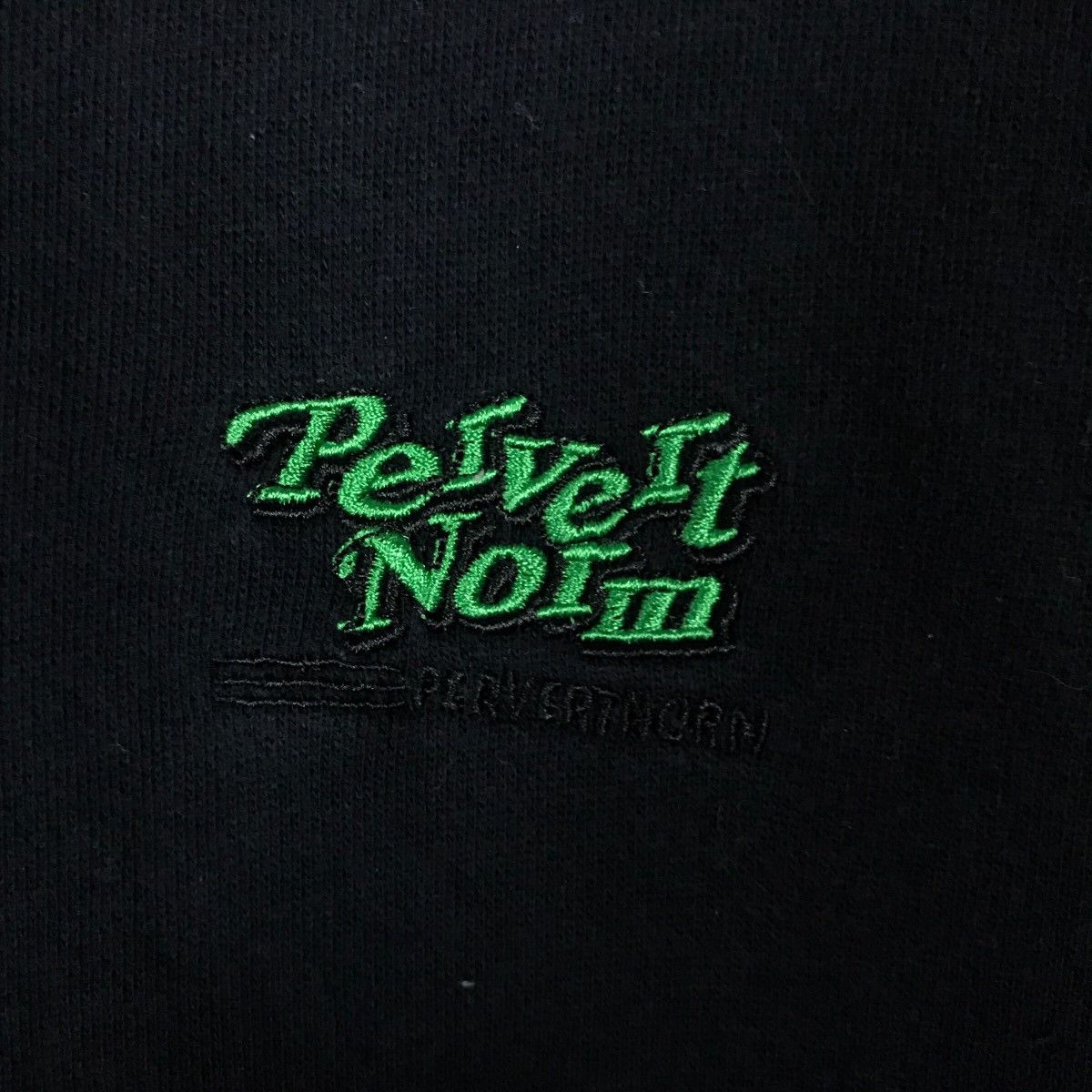 Cooper Vintage Cooper Pervertnorm Spell Out Pullover Jumper Size US L / EU 52-54 / 3 - 4 Thumbnail