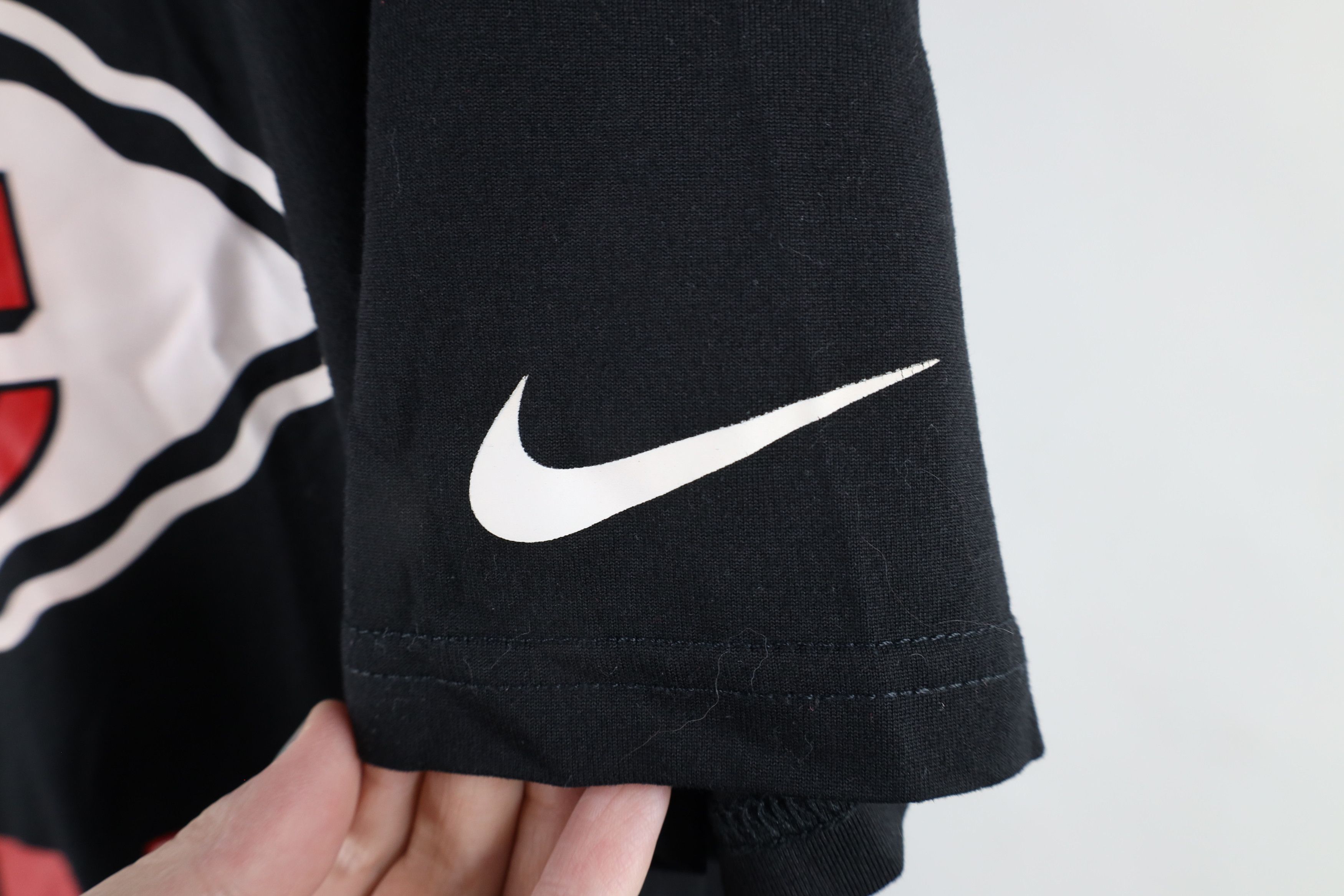Nike × Vintage Nike On Field Kansas City Chiefs Football T-Shirt Black Size US M / EU 48-50 / 2 - 4 Thumbnail