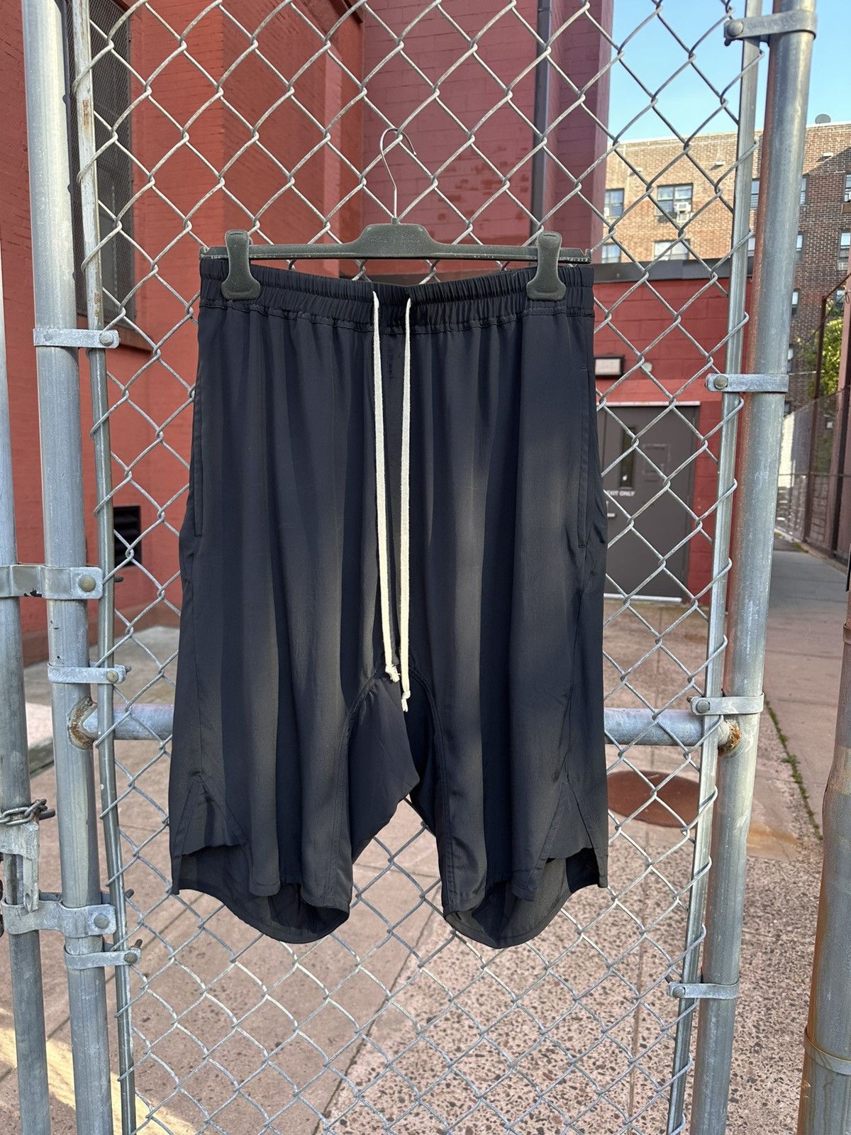 Rick Owens SILK BASKETSWINGER SHORTS WALRUS SS17 SIZE IT50 US34