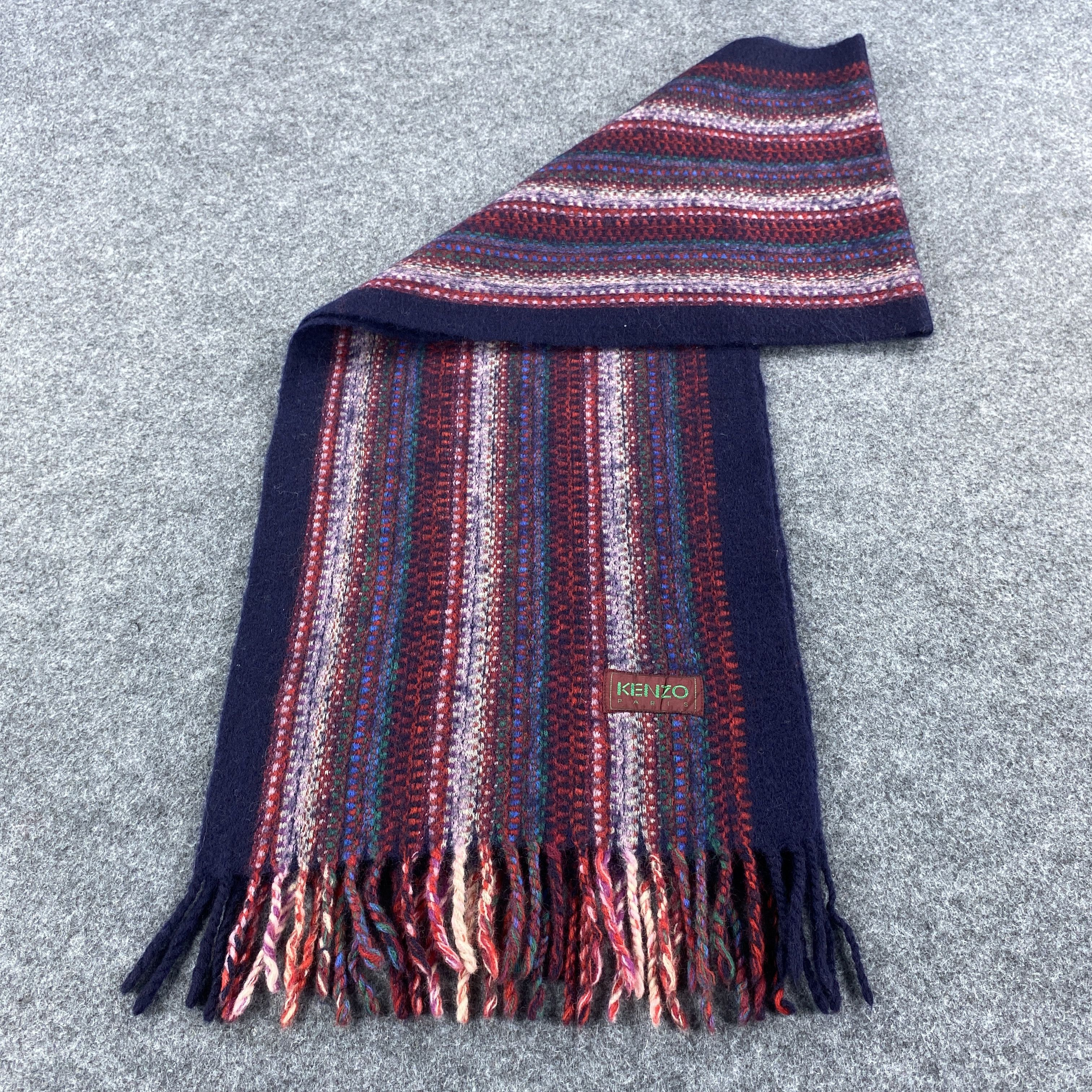 Kenzo × Vintage GF10520 Kenzo Scarf Neck Wear Muffler Size ONE SIZE - 5 Thumbnail