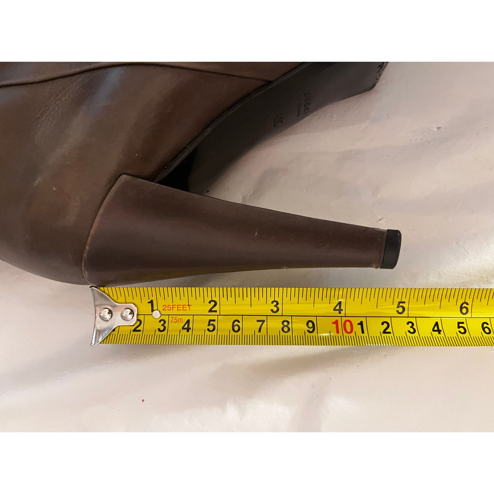 Gucci Gucci Knee High Leather Boots Size: 40C/10 Olive Brown Size US 10 / IT 40 - 16 Thumbnail