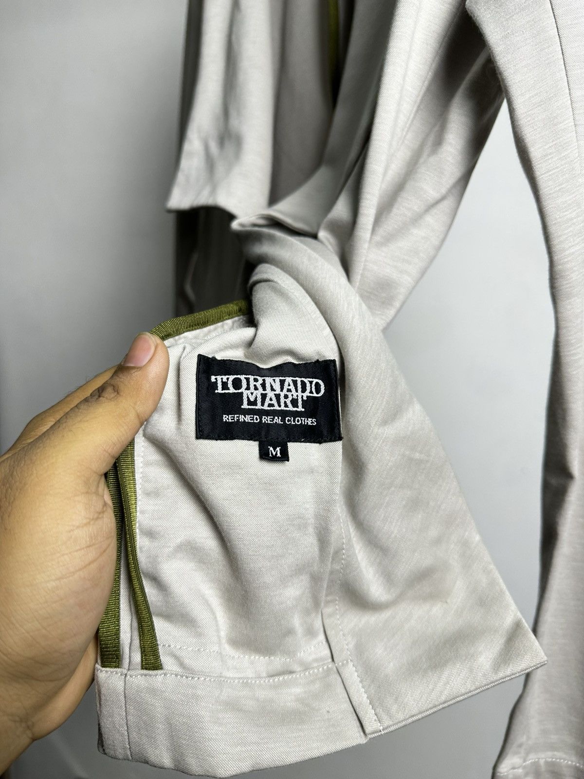 Designer × Le Grande Bleu (L.G.B.) × Tornado Mart Tornado Mart Open Front One Button Jacket Size S / US 4 / IT 40 - 10 Thumbnail