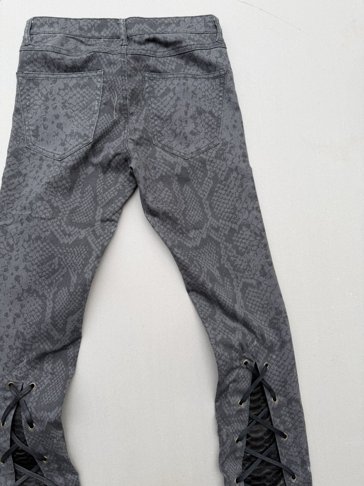 Japanese Brand lace up flare jeans Size US 26 / EU 42 - 5 Thumbnail