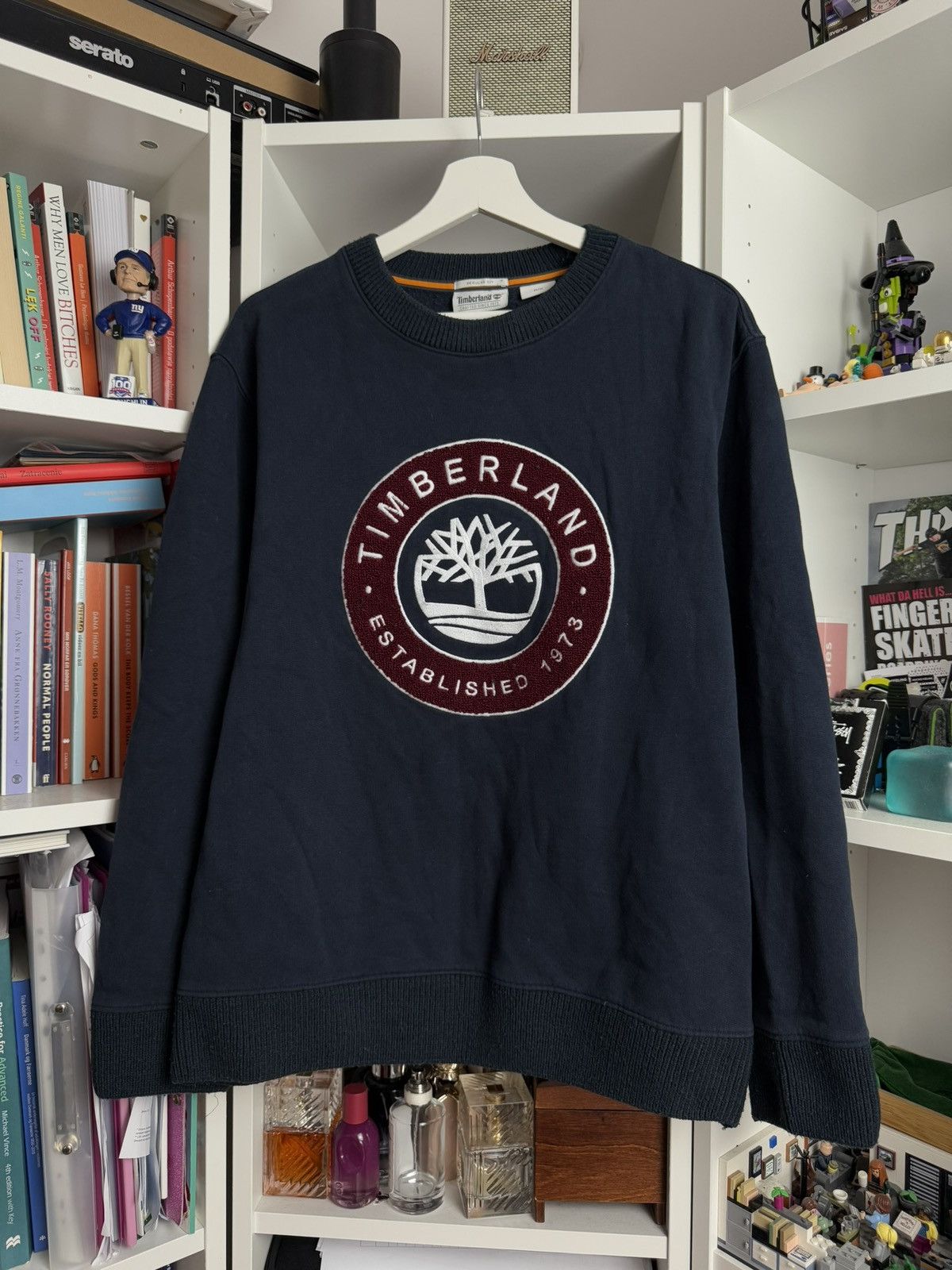 Designer × Timberland Timberland big logo sweatshirt M designer workwear baggy 90s Size US M / EU 48-50 / 2 - 1 Thumbnail