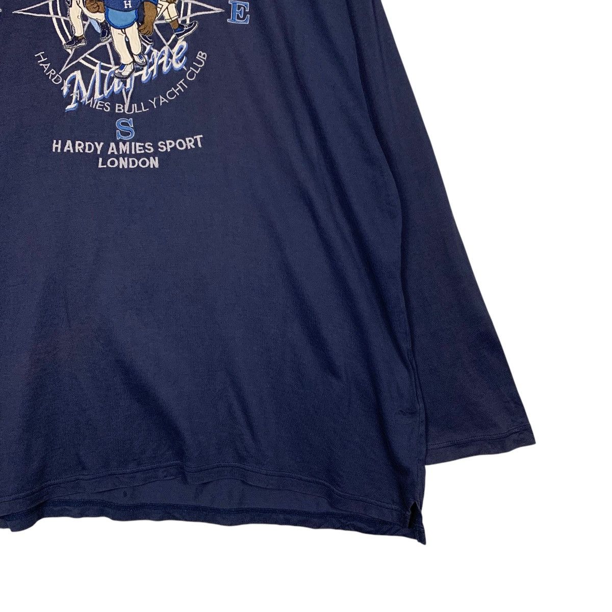 Hardy Amies HARRY AMIES Bull Yacht Club Embroidery Logo LS Tee 2344-C105 Size US L / EU 52-54 / 3 - 4 Thumbnail