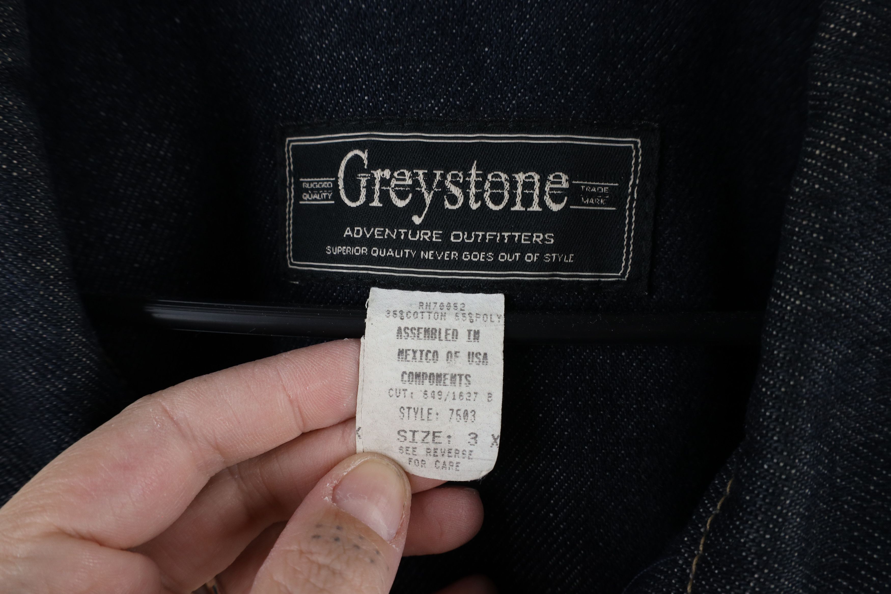 Vintage Vintage 90s Streetwear Hip Hop Denim Jean Trucker Jacket Size US XXL / EU 58 / 5 - 10 Thumbnail