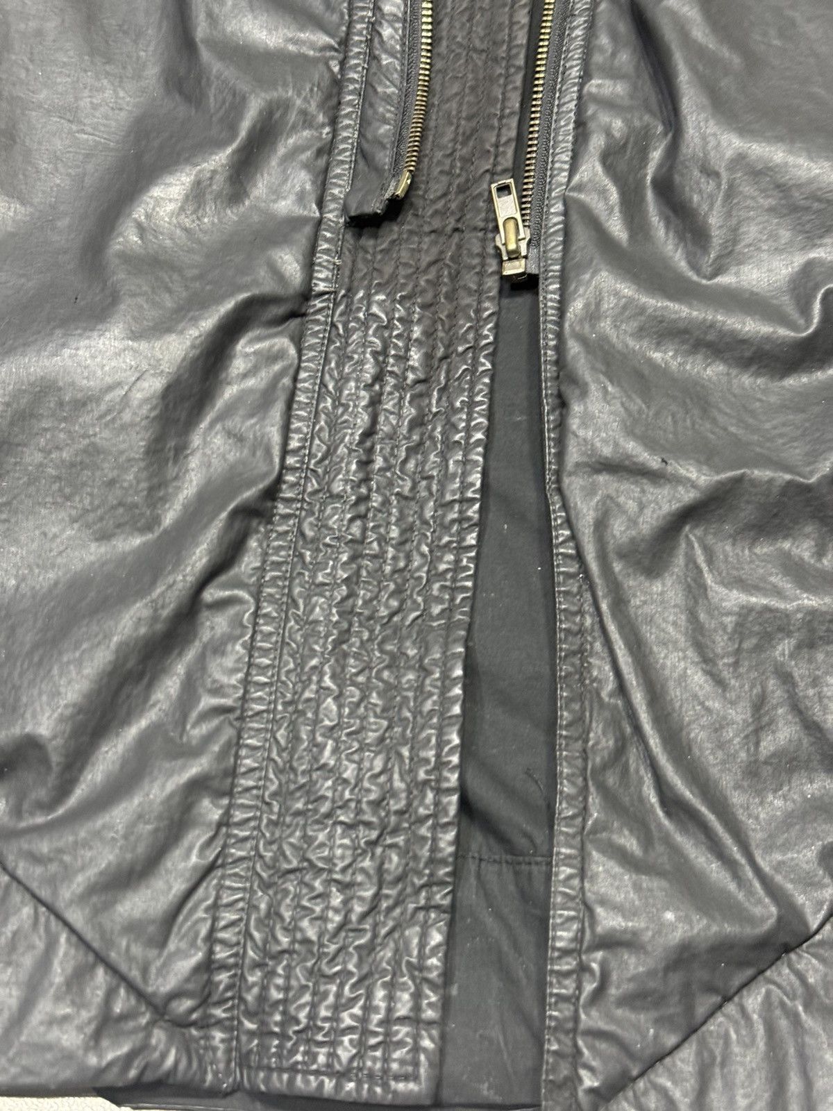 Rick Owens 2015 rick owens waxed leather ma-1 coat jacket Size US M / EU 48-50 / 2 - 7 Thumbnail