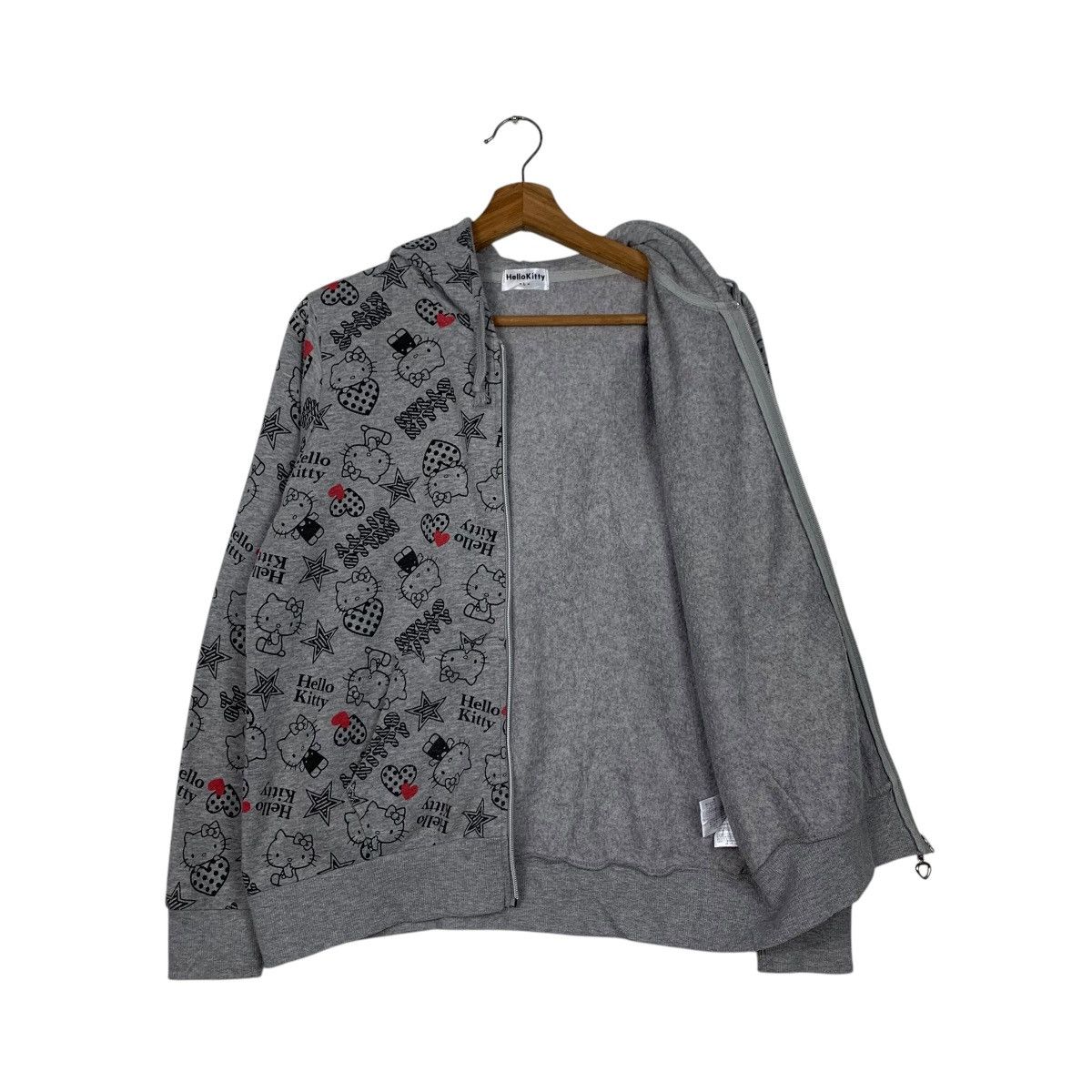 Anime HELLO KITTY Fullprint Zipper Hoodies Sweatshirt #1856-C81 Size L / US 10 / IT 46 - 10 Thumbnail